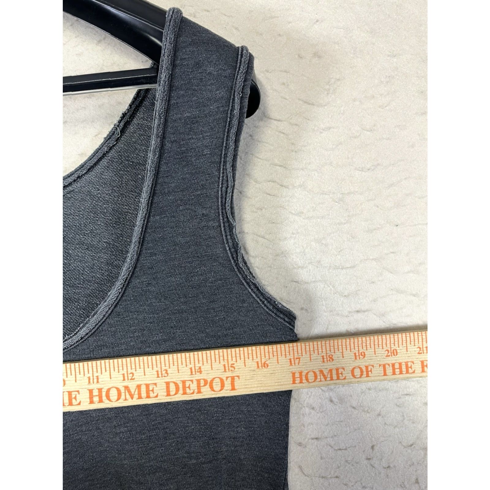 Fabletics FABLETICS Tank Top Gray Scoop Neck Low Back Size Small Women Pullover Size S / US 4 / IT 40 - 3 Thumbnail