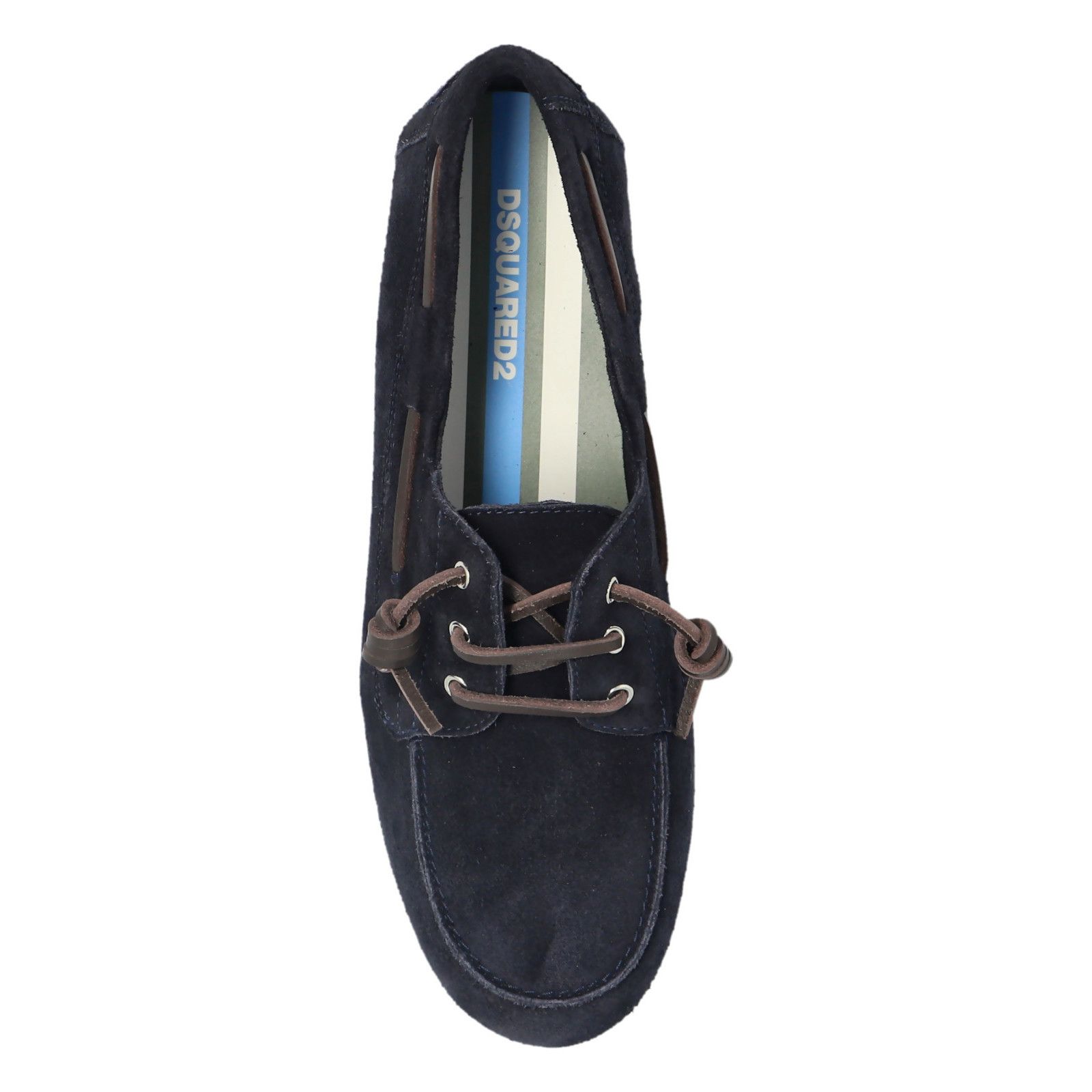Dsquared2 DSQUARED2 College Navy Blue Suede Loafers New & Authentic (W Size US 8 / IT 38 - 5 Thumbnail