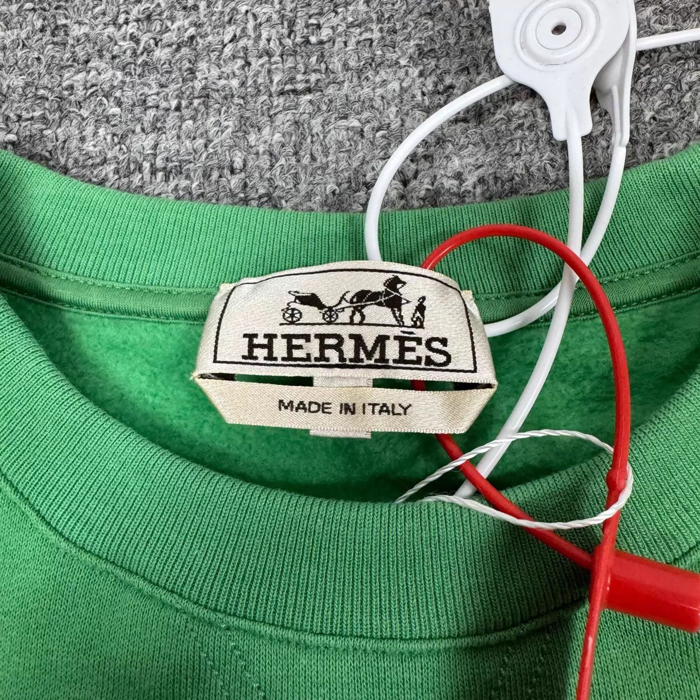 Hermes Hermes Horse Embroidery Crewneck Sweatshirt M 99New Size US M / EU 48-50 / 2 - 6 Thumbnail