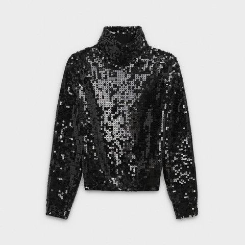 Celine o1bcso1str0824 Turtleneck Sweater in Black Size S / US 4 / IT 40 - 1 Thumbnail