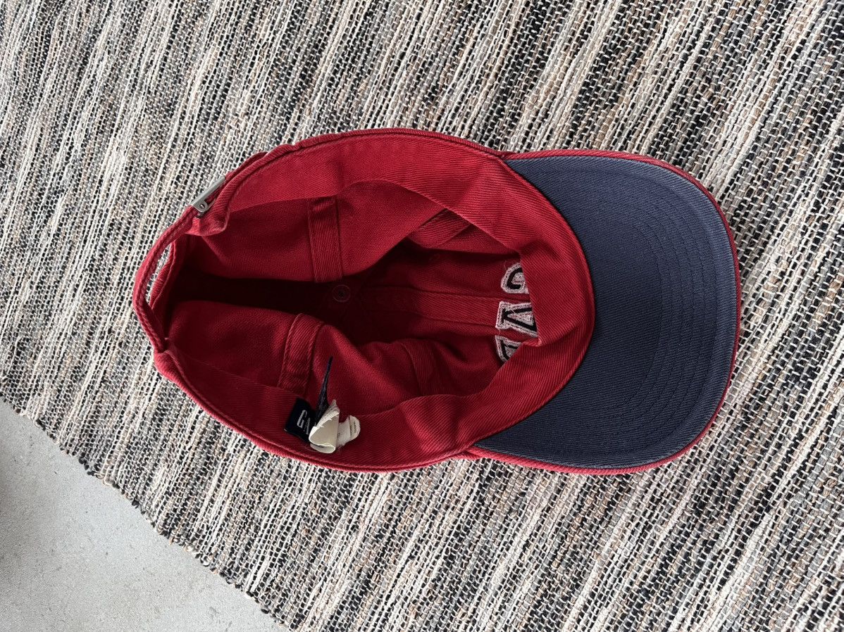 Gap Vintage Gap Red Avantgarde Minimalistic Cap Hat Yeezy style Size ONE SIZE - 10 Thumbnail