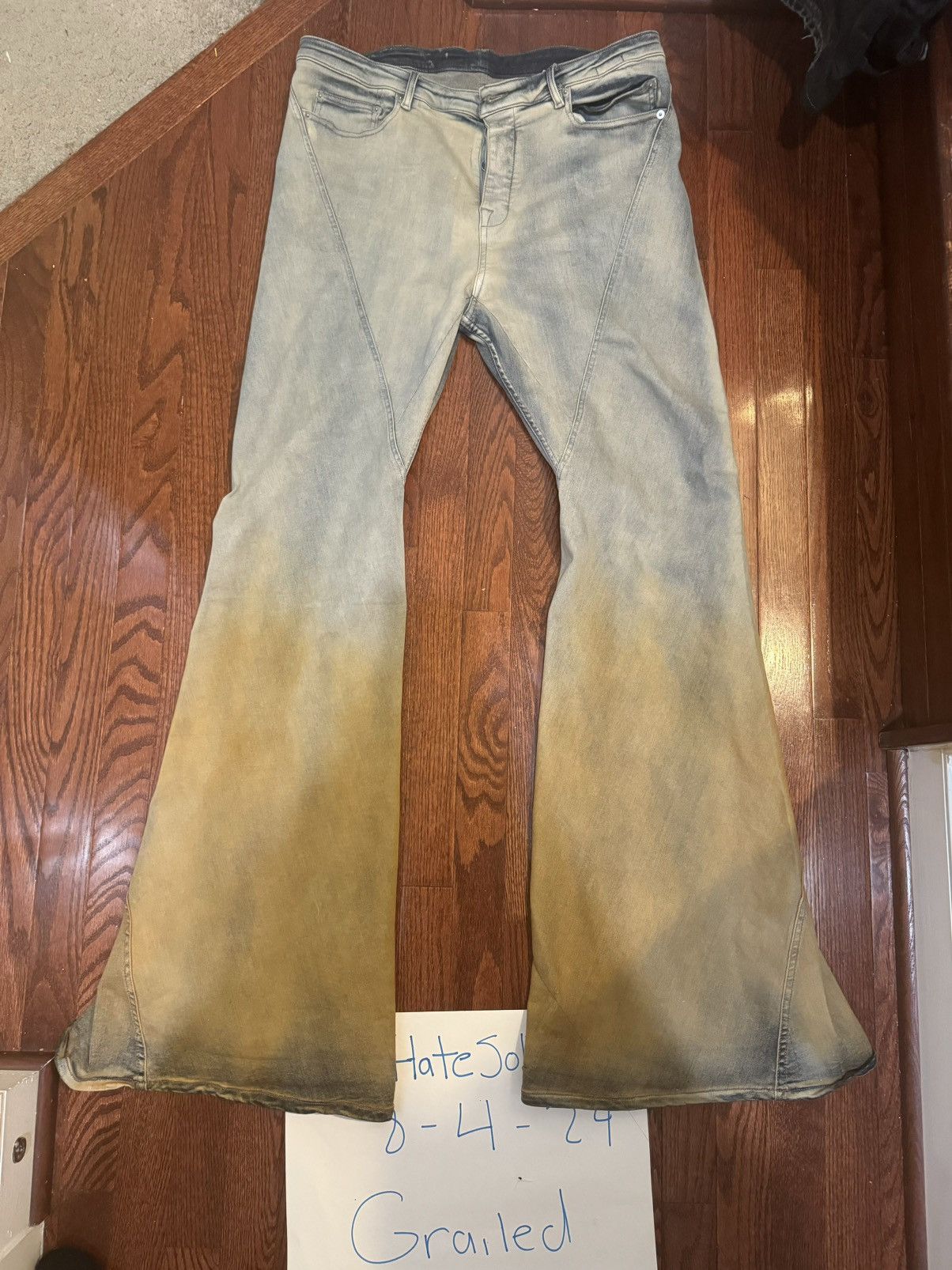 Rick Owens Rick Owen Bolan Bias Sky Degrade Size US 34 / EU 50 - 1 Thumbnail