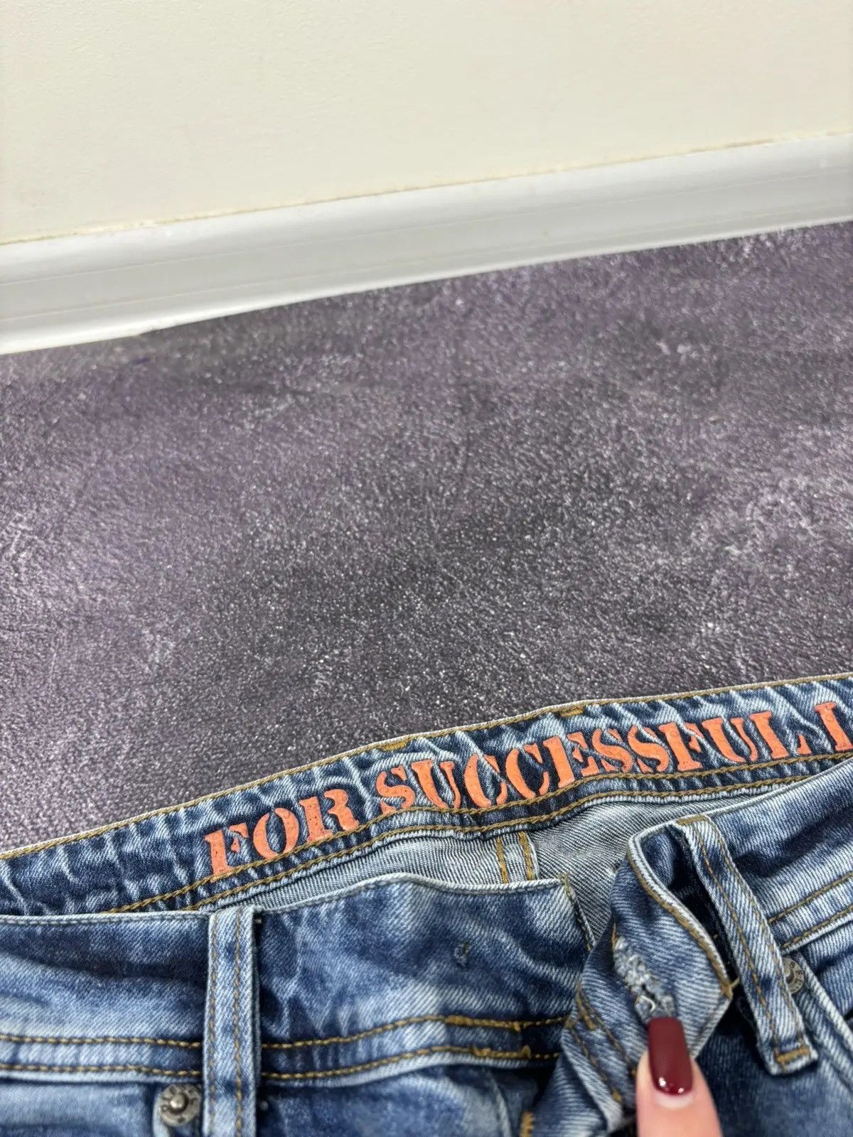 Diesel × Vintage Vintage Diesel Ripped Denim Avant Garde Japanese Jeans Size US 33 - 11 Thumbnail