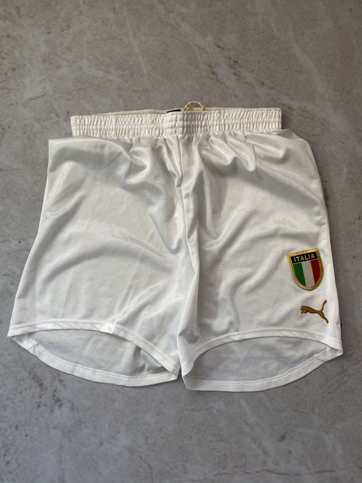 Puma × Vintage Vintage 90s Puma Italy Neil Barrett Shorts Blokecore style Size US 30 / EU 46 - 1 Thumbnail