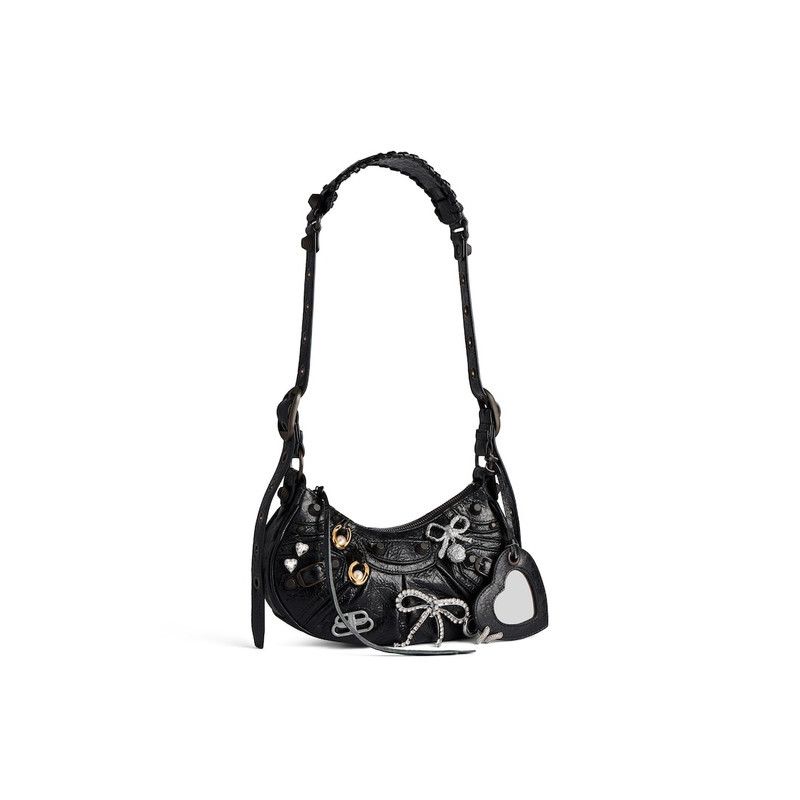 Balenciaga o1srvl11e0526 Size: OS / Le Cagole XS Shoulder Bag in Black Size ONE SIZE - 2 Thumbnail