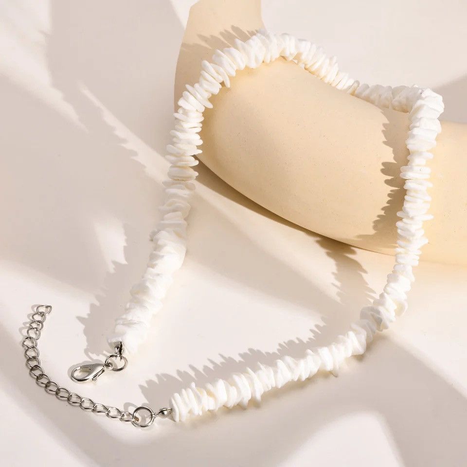 Vintage Irregular Shell Necklaces Chain Unisex Size ONE SIZE - 2 Thumbnail