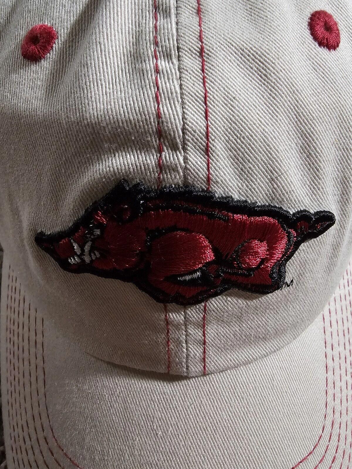 Starter Vintage Arkansas Razorbacks Hat - Starter Team NWT NWD Size ONE SIZE - 3 Thumbnail