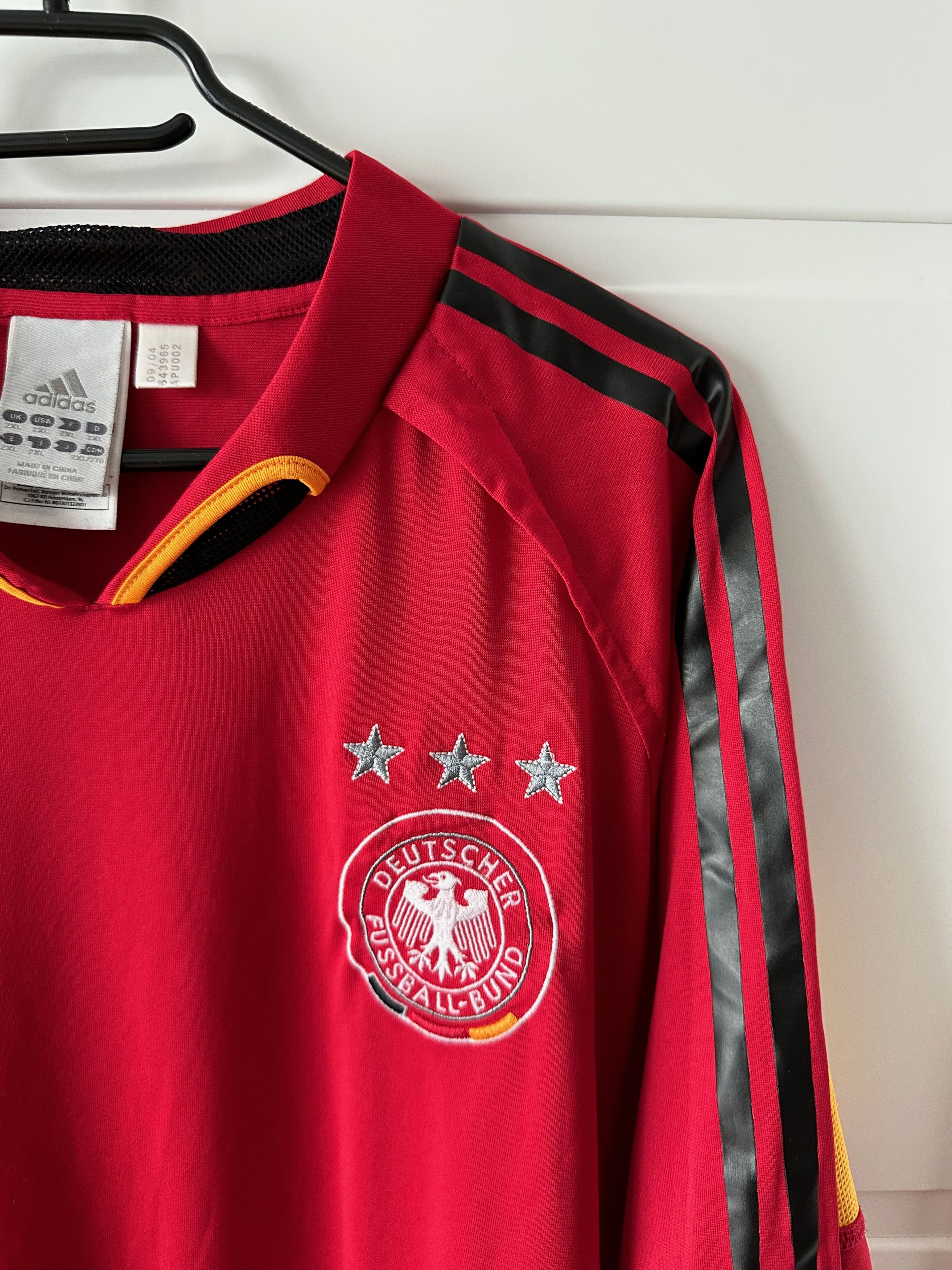 Adidas 2004 Adidas Soccer jersey Germany Deutschland football Size US XXL / EU 58 / 5 - 3 Thumbnail