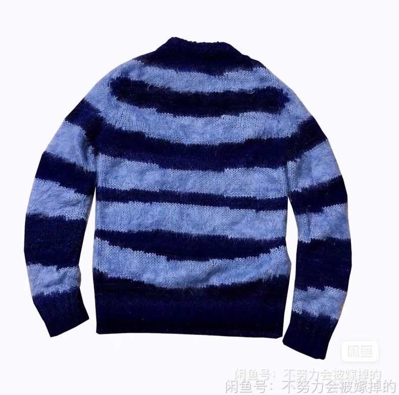 Walter Van Beirendonck walter van beirendonck Denim blue stitching striped sweate Size US S / EU 44-46 / 1 - 3 Thumbnail