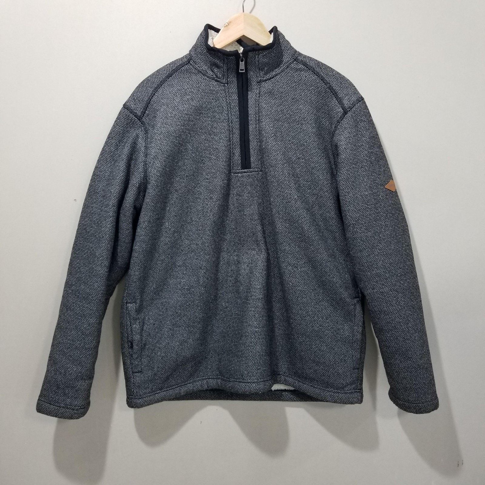 Orvis Orvis Pullover Sweater Mens Large Gray Sherpa Quarter Zip Size US L / EU 52-54 / 3 - 4 Thumbnail