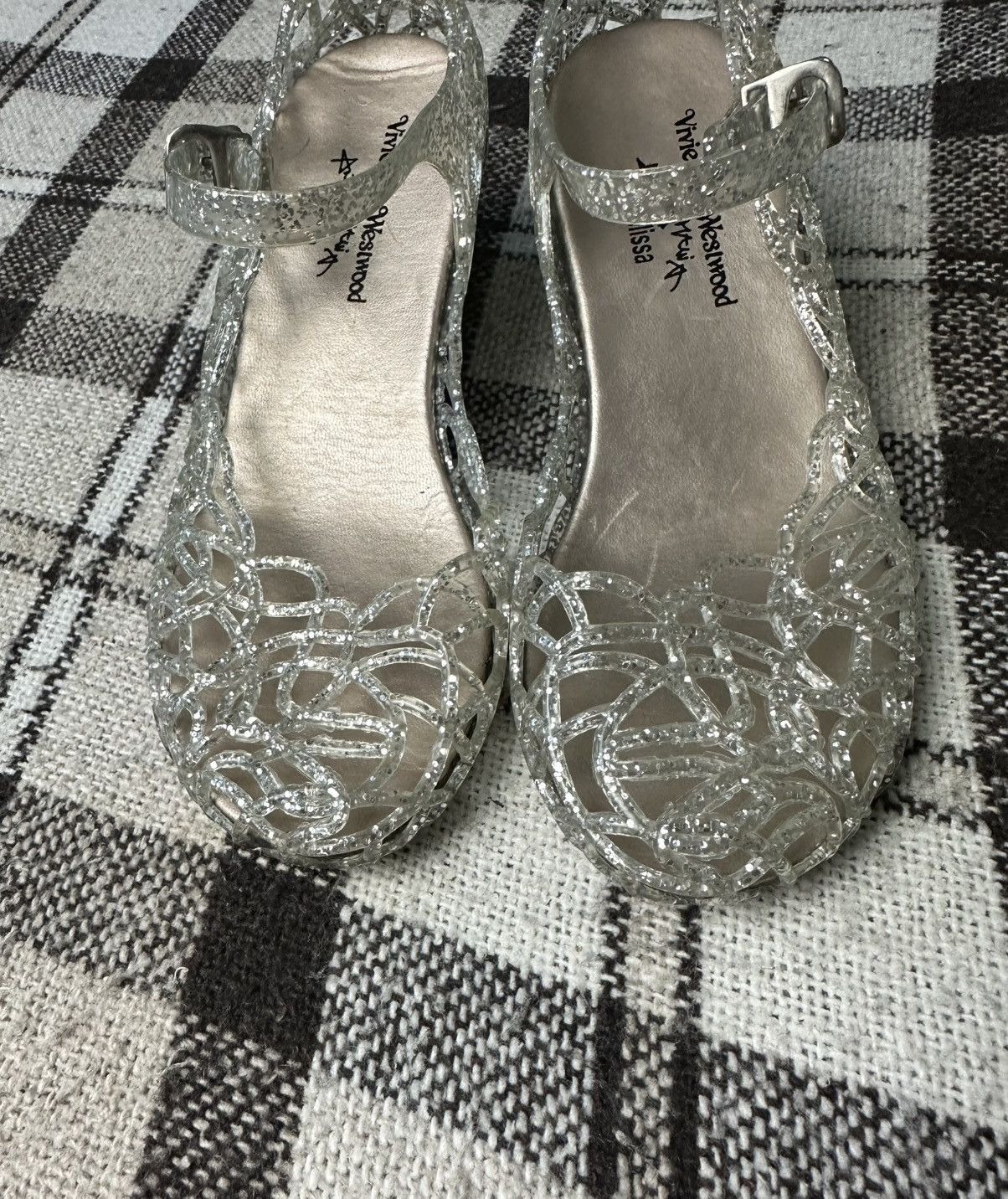 Melissa Vivienne Westwood x Melissa Jelly glitter 37 Eur/ 6 Us/4 Uk Size US 6 / IT 36 - 4 Thumbnail
