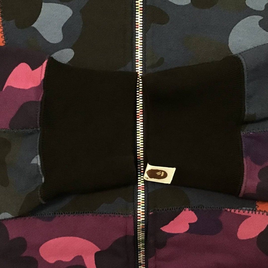 Bape BAPE Crazy camo full zip hoodie a bathing ape Size US M / EU 48-50 / 2 - 4 Thumbnail