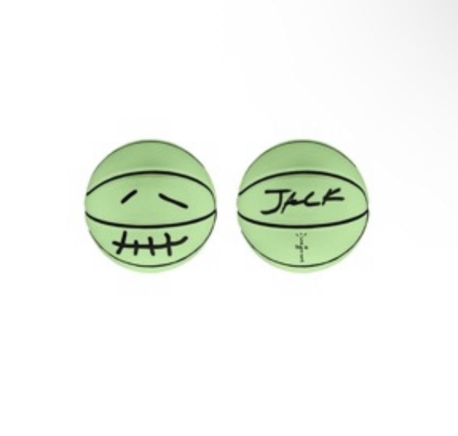 Travis Scott CJ Smiley Glow In The Dark Basketball | Grailed