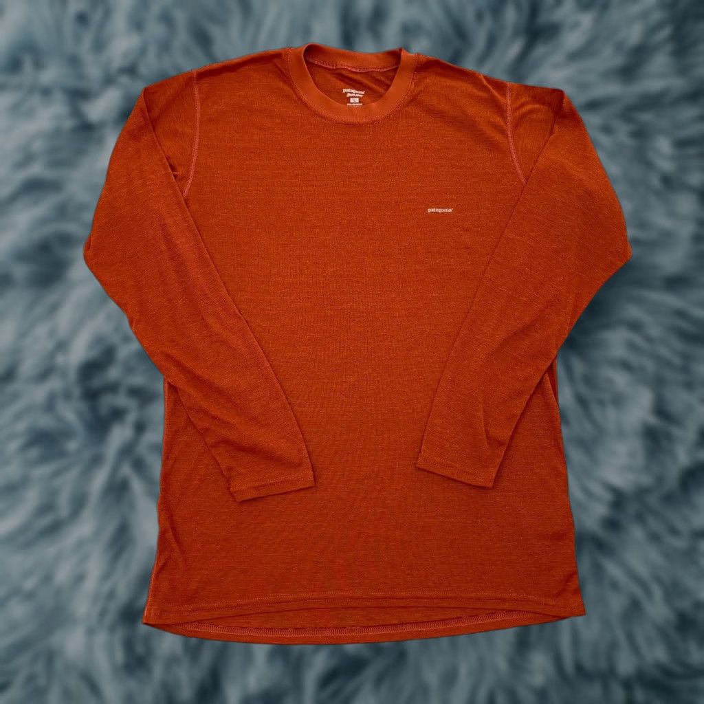 Patagonia Vintage Patagonia Shirt Adult Large Orange Capilene Long Sleeve Pullover Logo Mens L Size US L / EU 52-54 / 3 - 1 Thumbnail