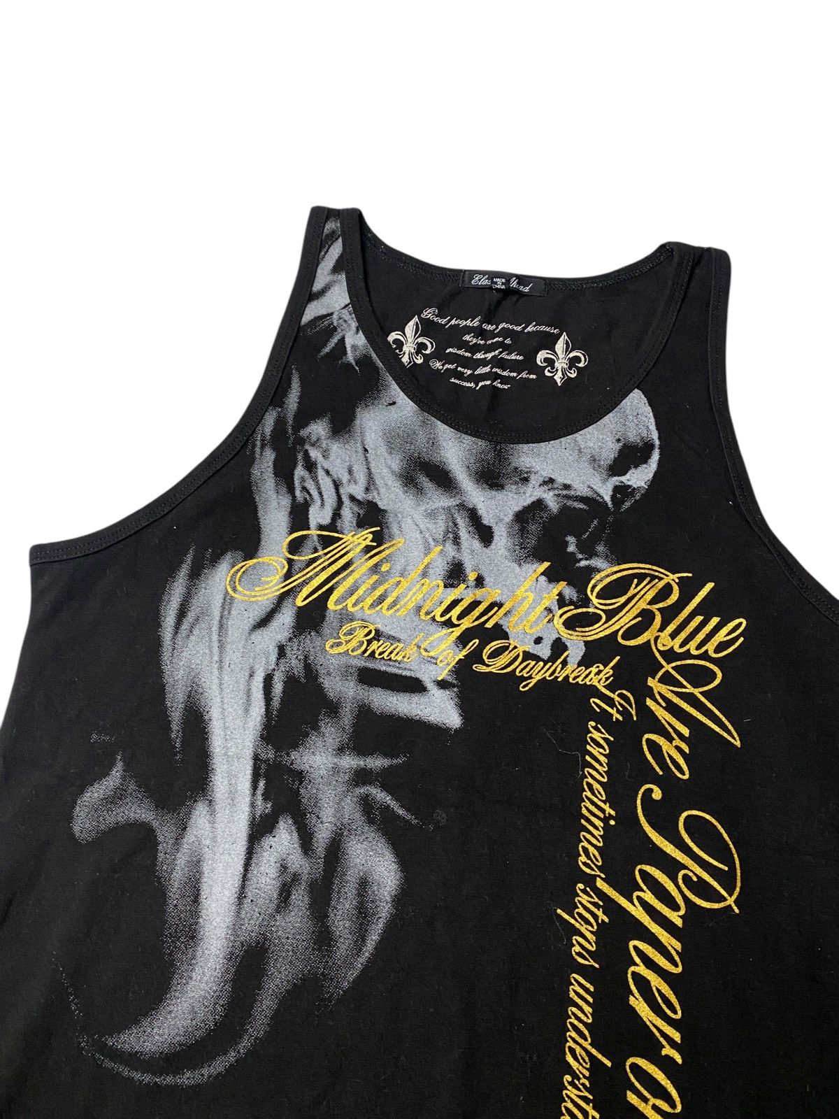 If Six Was Nine × Japanese Brand × Le Grande Bleu (L.G.B.) 2000's Clash Ahead Poem Tribal Tanktop Size US S / EU 44-46 / 1 - 5 Thumbnail