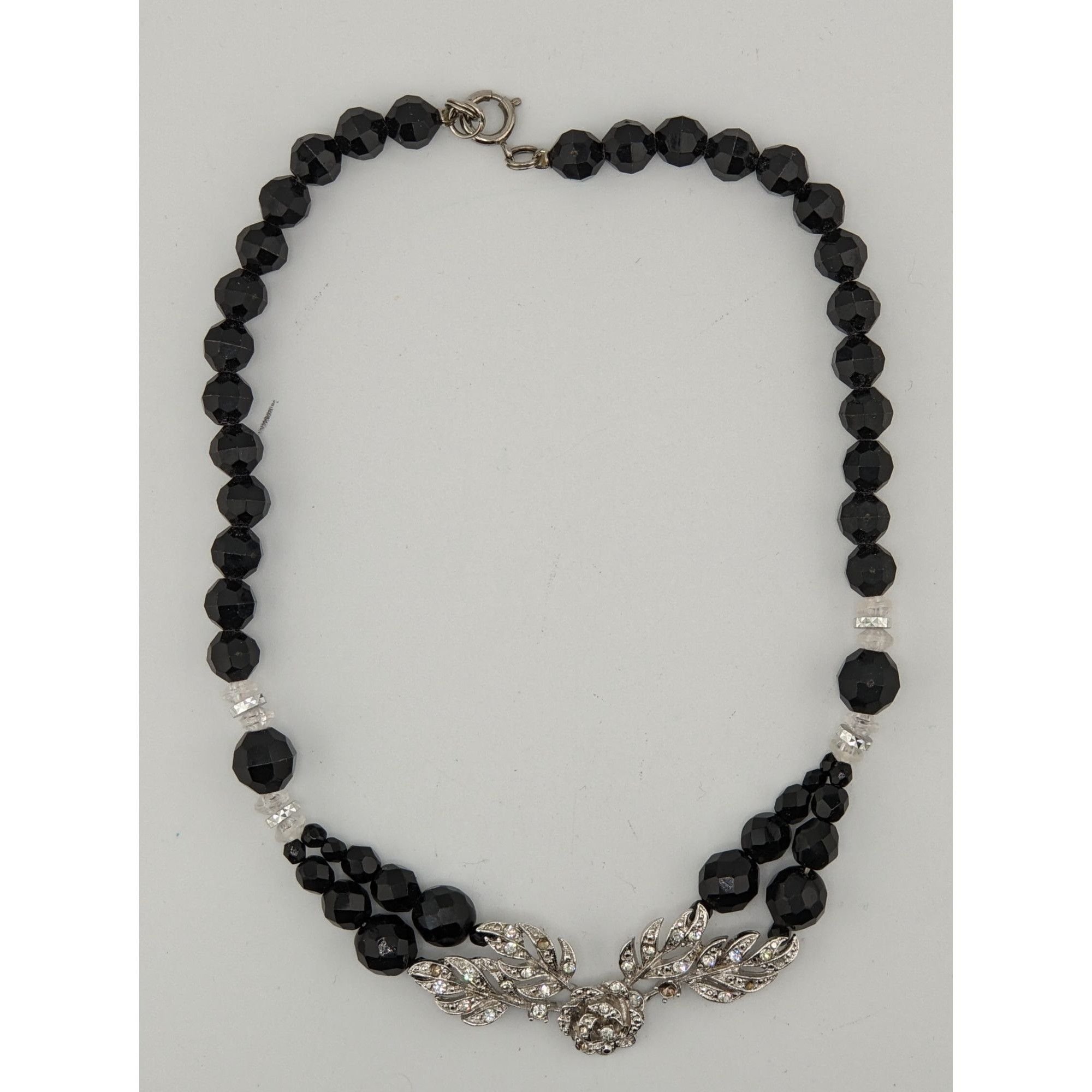 Other Glam Goth Floral Beaded Necklace Size ONE SIZE - 5 Thumbnail