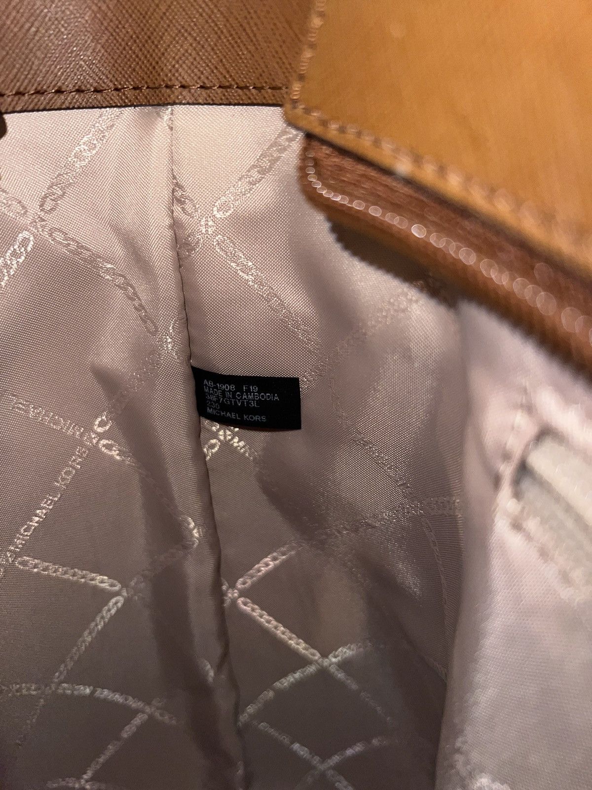 Michael Kors Michael Kors Carryall Brown Leather Shoulder Tote Bag Size ONE SIZE - 9 Thumbnail