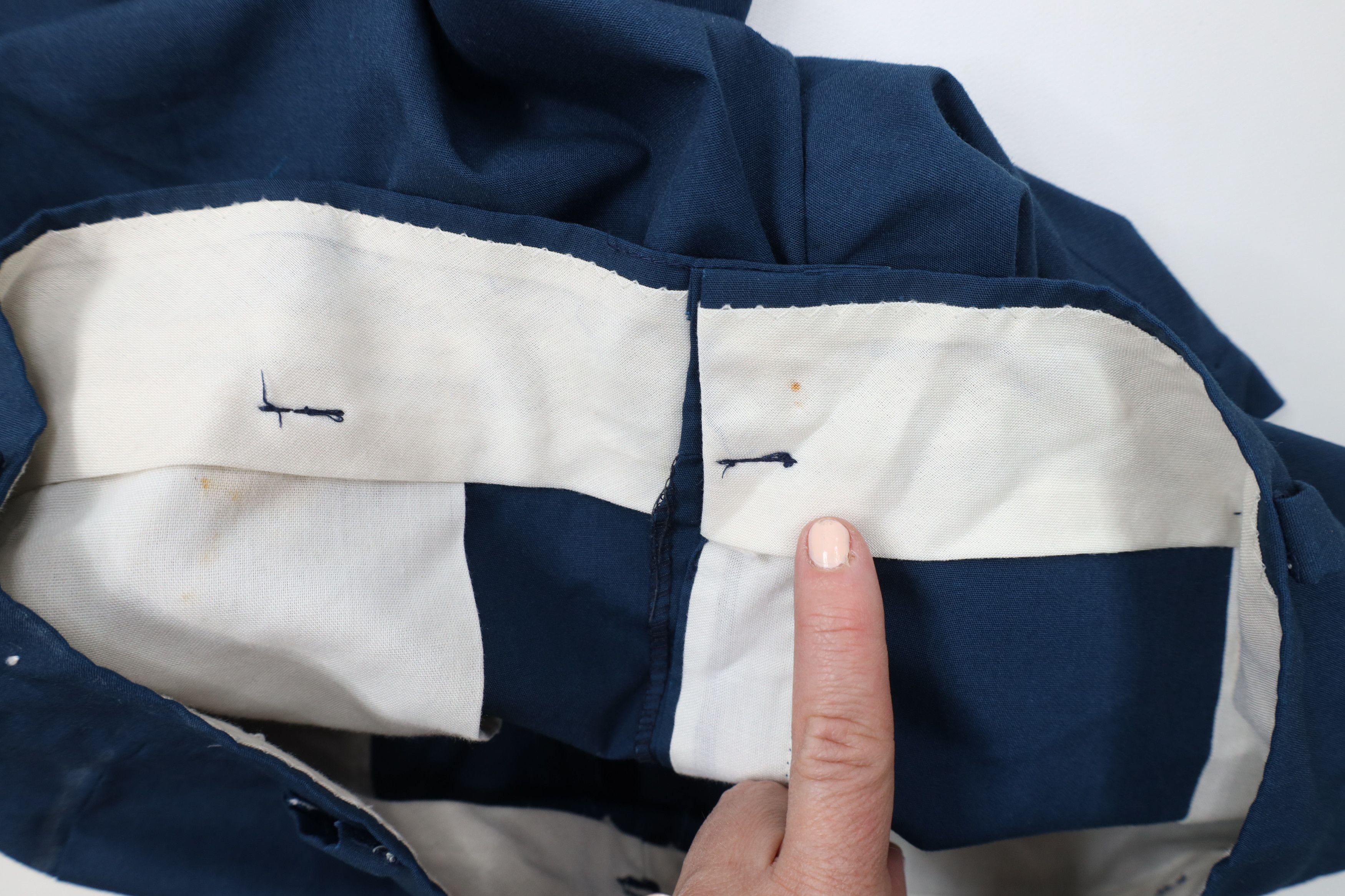 Vintage Vintage 50s 60s Streetwear Above Knee Chino Shorts Blue USA Size US 34 / EU 50 - 14 Thumbnail