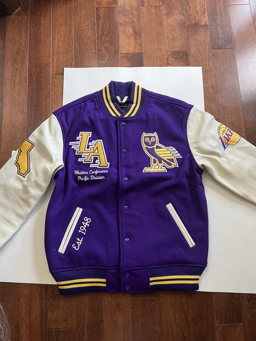 Octobers Very Own OVO x LA Lakers Varsity Jacket | Grailed