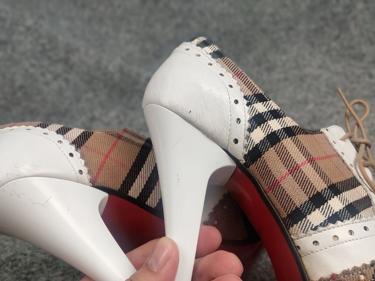 Burberry Vintage Burberry London Nova Check Leather Heels Shoes Y2K Size US 7 / IT 37 - 17 Thumbnail
