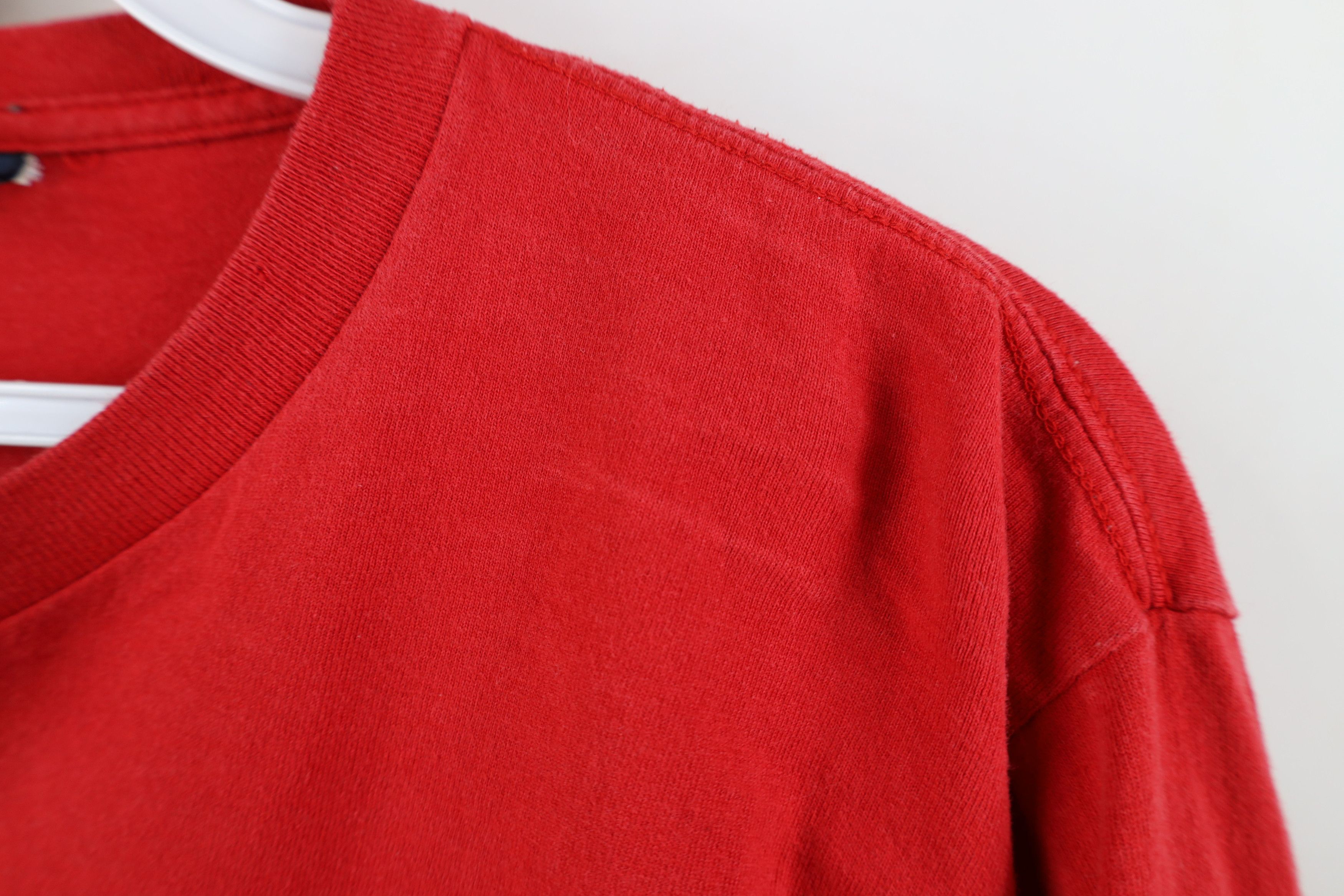 Ralph Lauren Vintage 90s Ralph Lauren P Long Sleeve T-Shirt Red Cotton Size US S / EU 44-46 / 1 - 6 Thumbnail