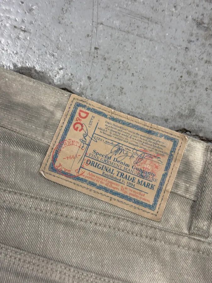 Dolce & Gabbana 2000s Dolce & Gabbana Grey Faded Denim Jeans Size US 32 / EU 48 - 8 Thumbnail
