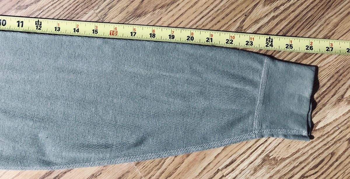 Civilianaire Civilianaire Knitwear Mens M Thermal Shirt Waffle Knit Green Size US M / EU 48-50 / 2 - 9 Thumbnail