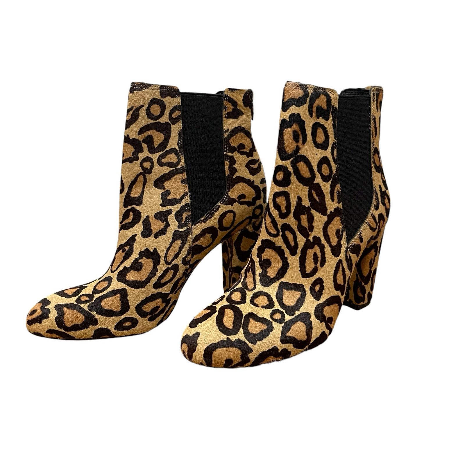 Sam Edelman Sam Edelman Womens Case Nude Leopard Print Fur Bootie Size 8 Size US 8 / IT 38 - 7 Thumbnail