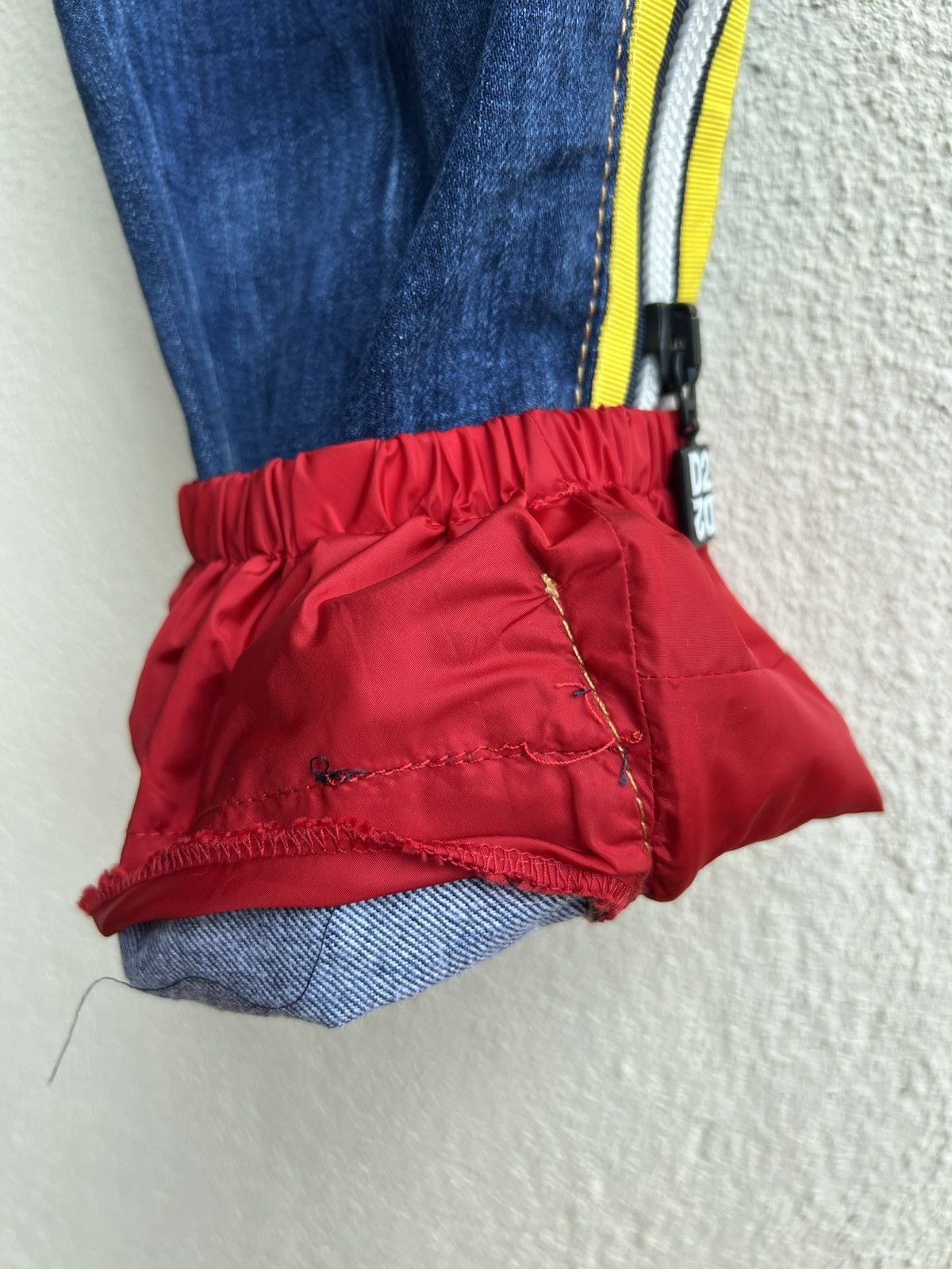 Dsquared2 Dsquared2 Made in Italy Hybrid Denim Side Tape Jeans Size US 32 / EU 48 - 16 Thumbnail