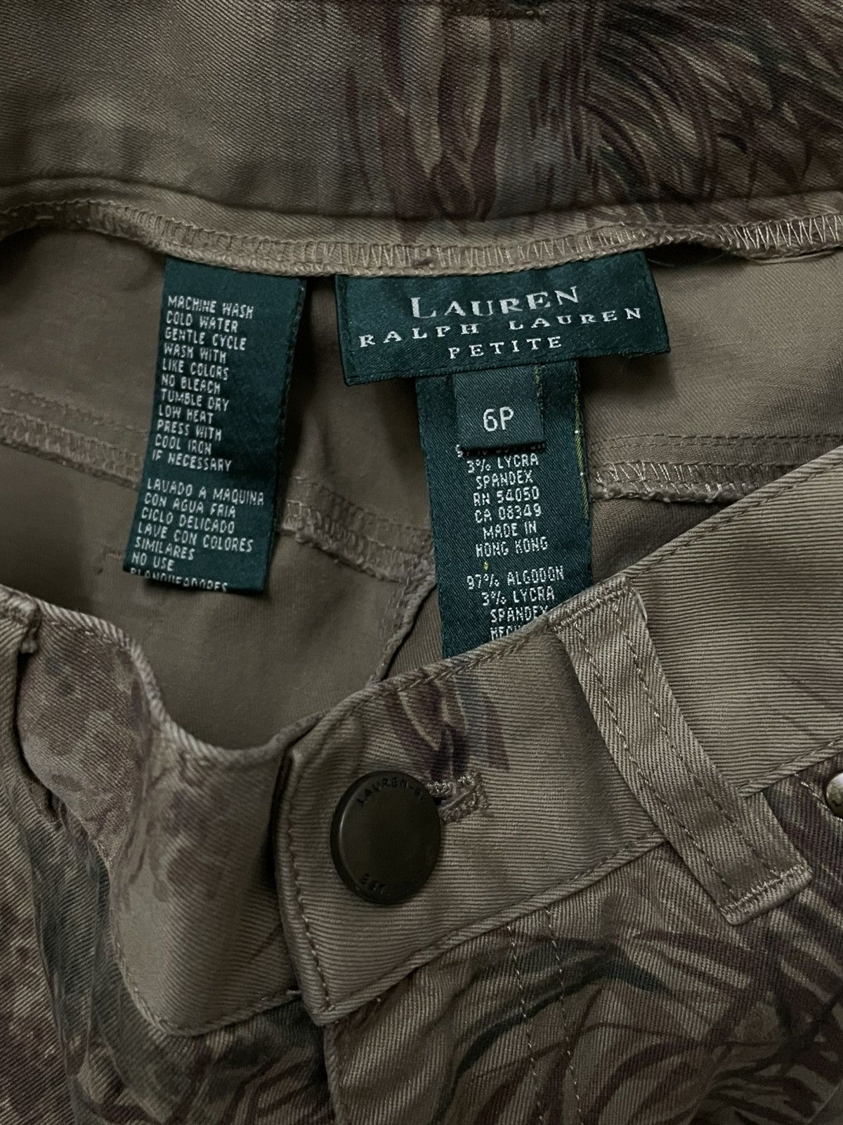 Polo Ralph Lauren POLO RALPH LAURENT VINTAGE DESIGNER 90S FETITE FOREST PANT Size US 29 - 12 Thumbnail