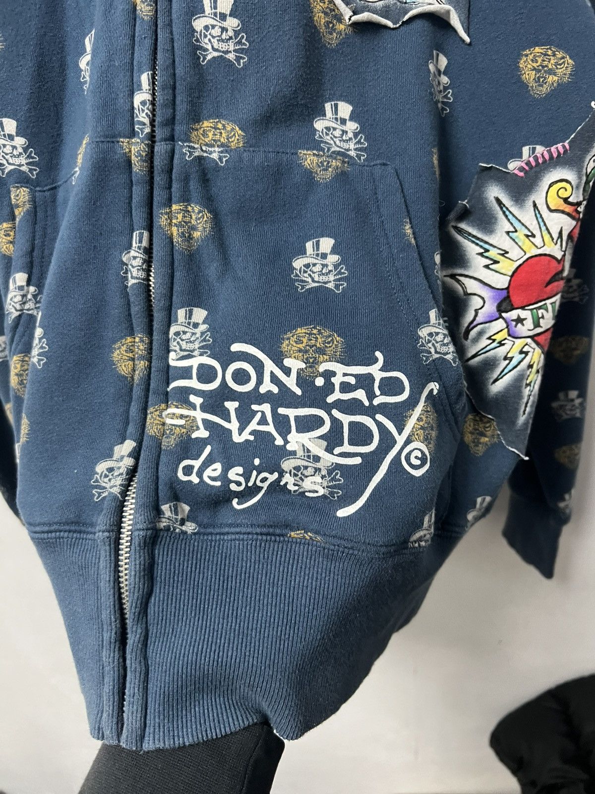 Ed Hardy Vintage Ed Hardy Zip Up Hoodie Size M Size US M / EU 48-50 / 2 - 3 Thumbnail
