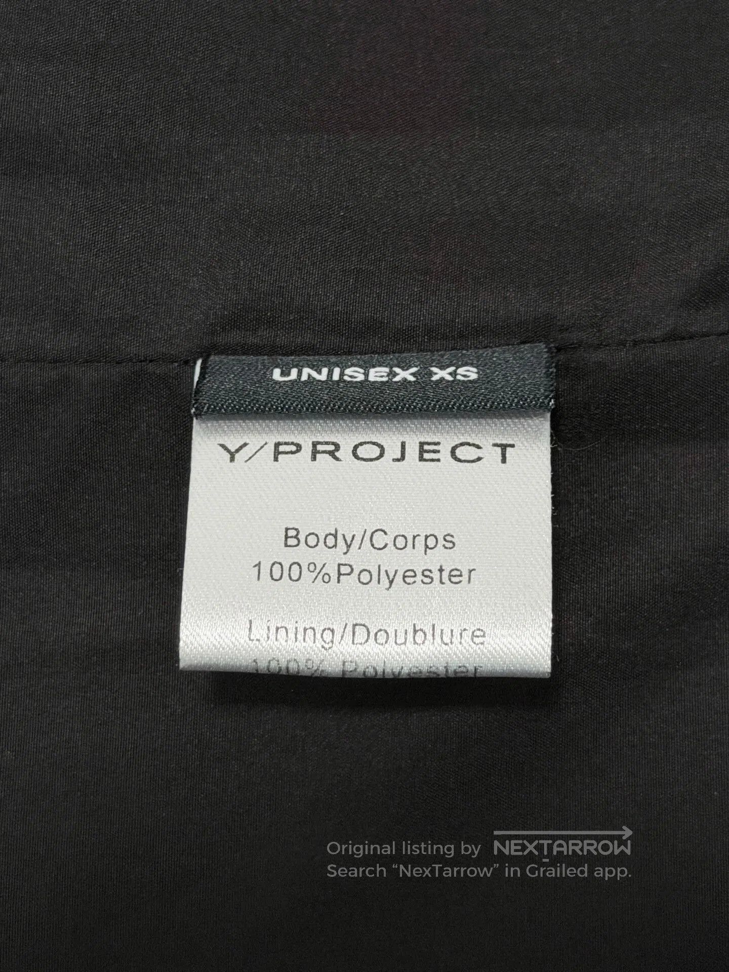 Y/Project Y/Project Black and White Fleece Jacket. Size XS / US 0-2 / IT 36-38 - 7 Thumbnail