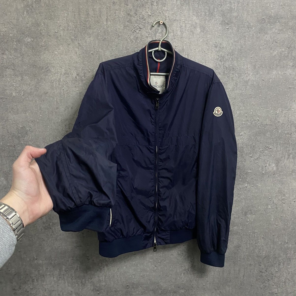 Moncler Vintage Moncler Nylon Jacket Rare Size US L / EU 52-54 / 3 - 2 Thumbnail