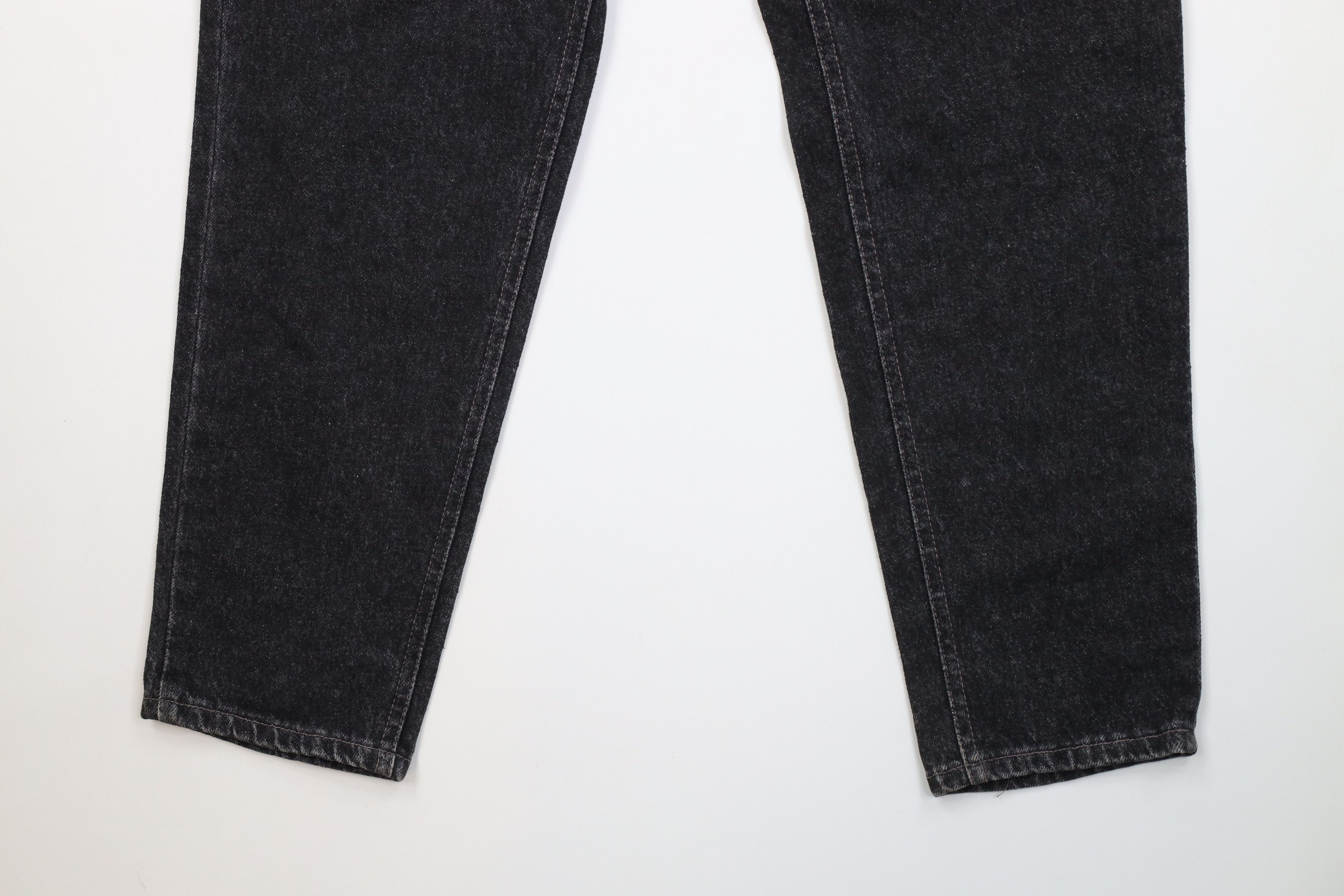 Lee Deadstock Vintage 90s Lee Fit Denim Jeans Black Pepper USA Size 36" / US 14 / IT 50 - 4 Thumbnail
