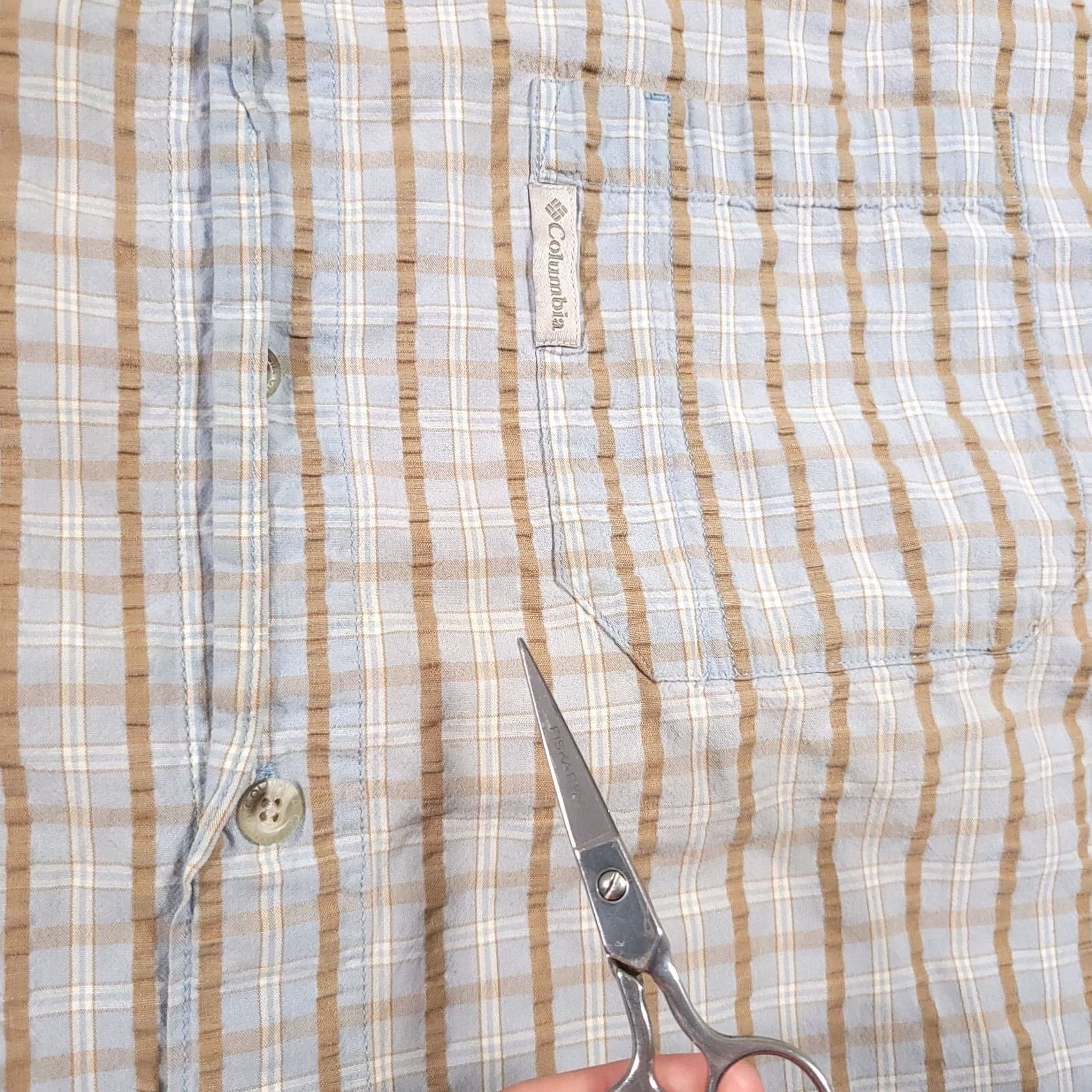 Vintage Columbia XCO Shirt Mens XL Short Sleeve Button Up Fishing Grunge Outdoor Shirt Size US XL / EU 56 / 4 - 6 Thumbnail