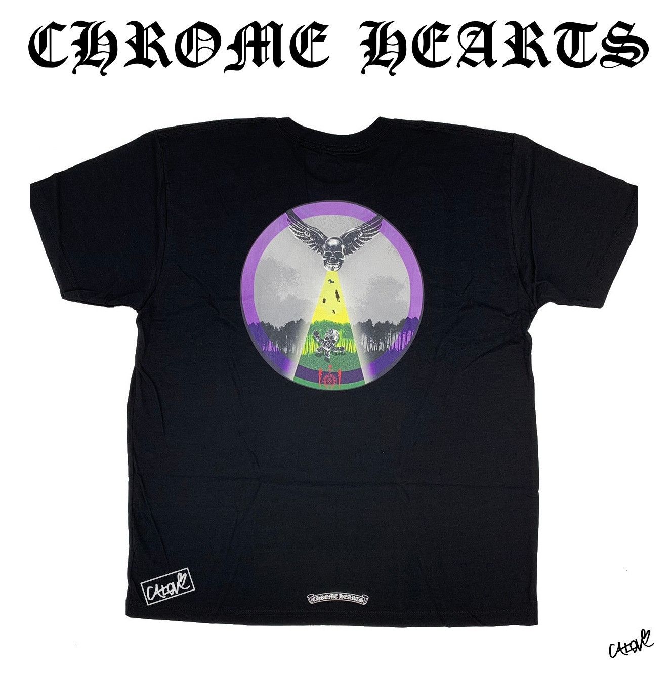 image of Chrome Hearts Foti 'mahalia' S/s Tee in Black, Men's (Size 2XL)