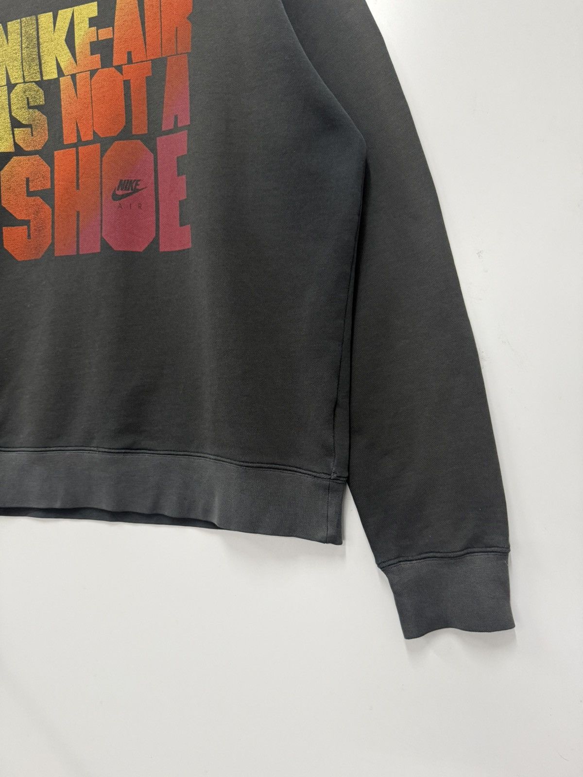 Nike 🔥 Nike Black Faded Distressed Sweatshirt - L Size US L / EU 52-54 / 3 - 2 Thumbnail