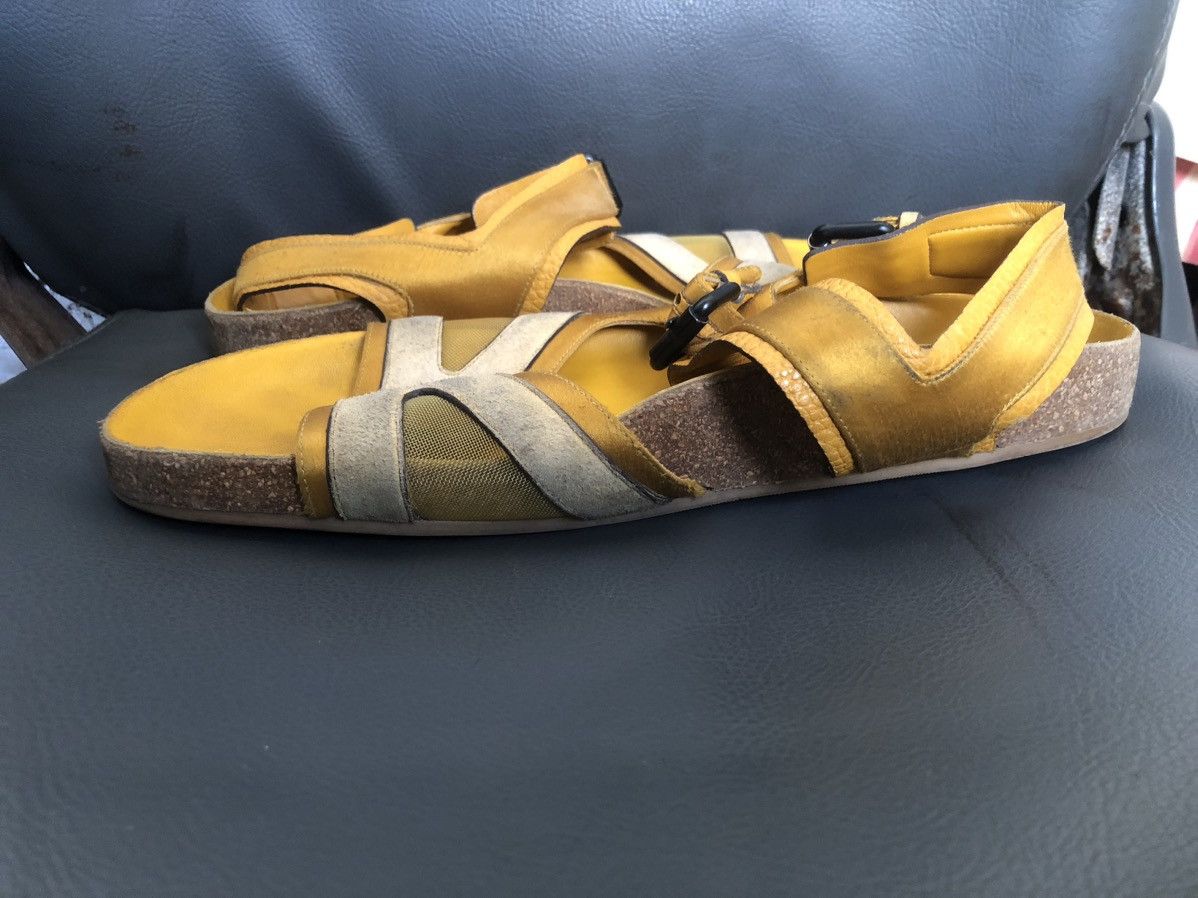 Burberry Prorsum Burberry Yellow Leather Men’s Sandals Size 42 Size US 8 / EU 41 - 6 Thumbnail