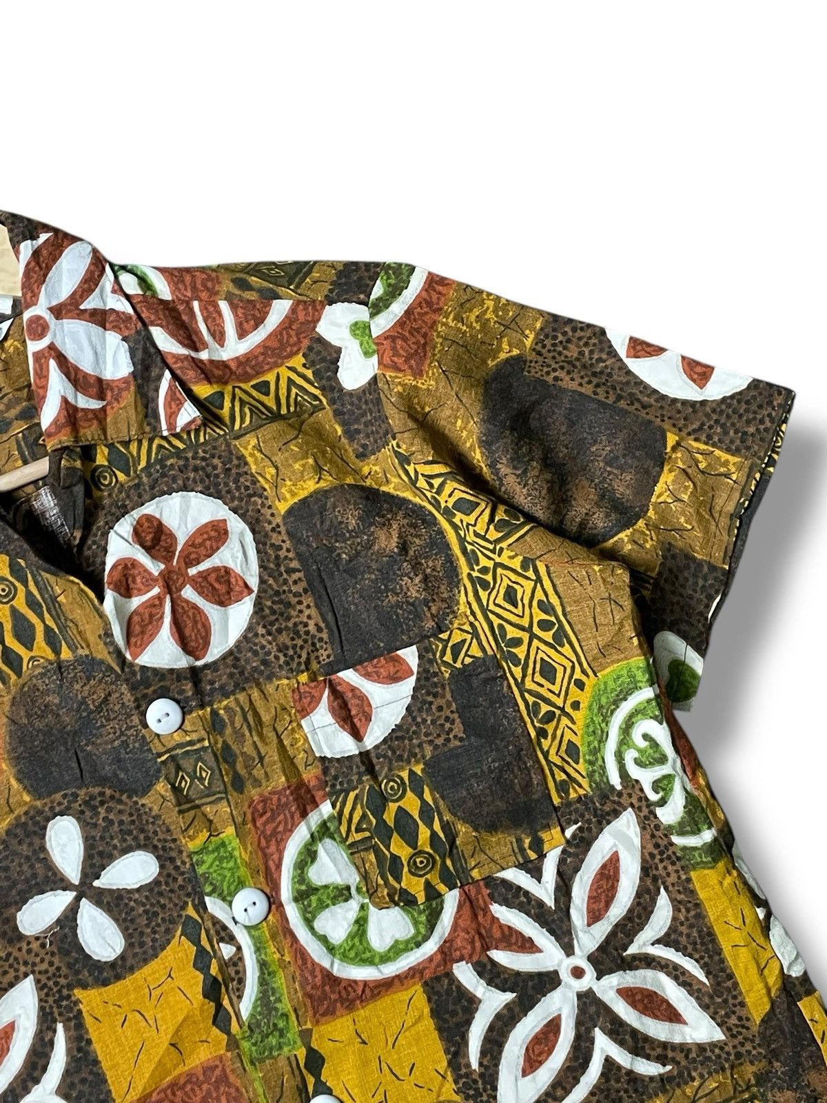 Japanese Brand Sea Island Brand Abstract Button Up Shirt (6) Size US S / EU 44-46 / 1 - 3 Thumbnail