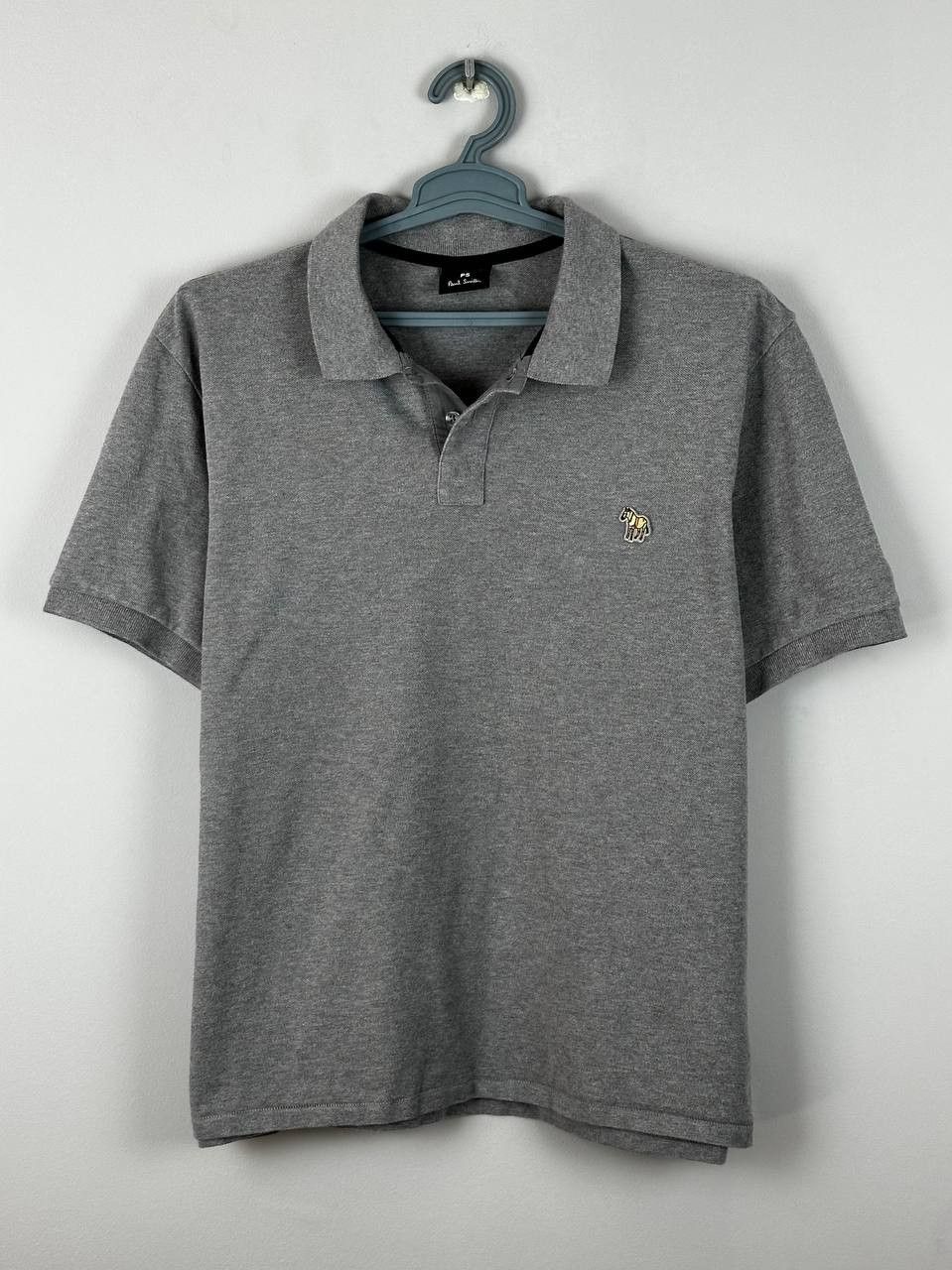 Paul Smith Paul Smith Grey Zebra Logo Iconic Polo T Shirt Size US XXL / EU 58 / 5 - 1 Thumbnail