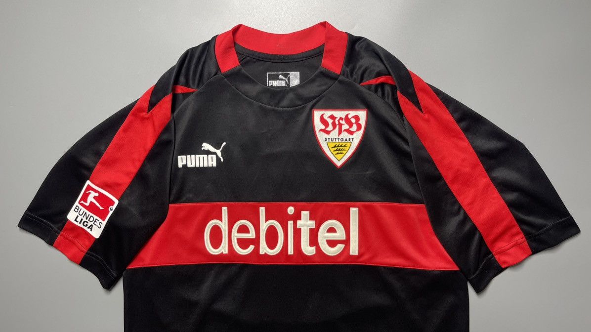 Puma STUTTGART PUMA 2003/2004 FOOTBALL THIRD JERSEY #6 MEIRA Size US XL / EU 56 / 4 - 3 Thumbnail