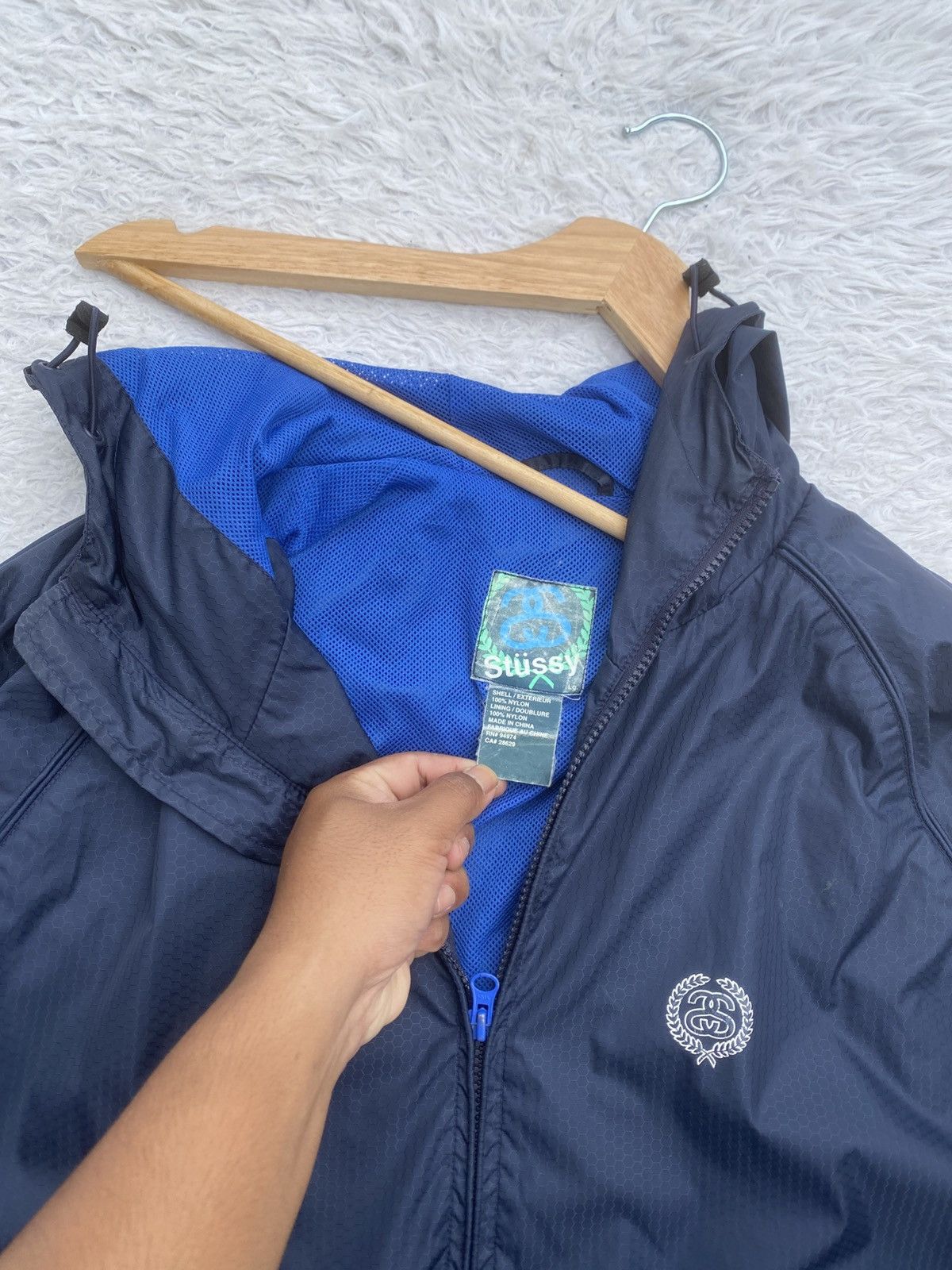 Stussy Rare Vintage STUSSY Streetwear Windbreaker Size US L / EU 52-54 / 3 - 8 Thumbnail