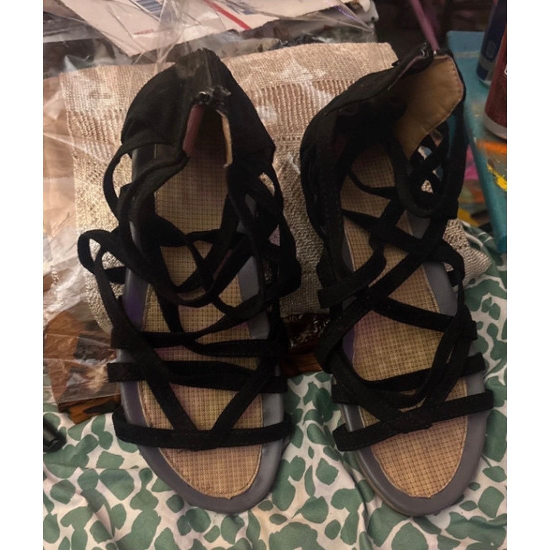 Other Black Gladiator Sandals size 9 Size US 9 / IT 39 - 2 Thumbnail