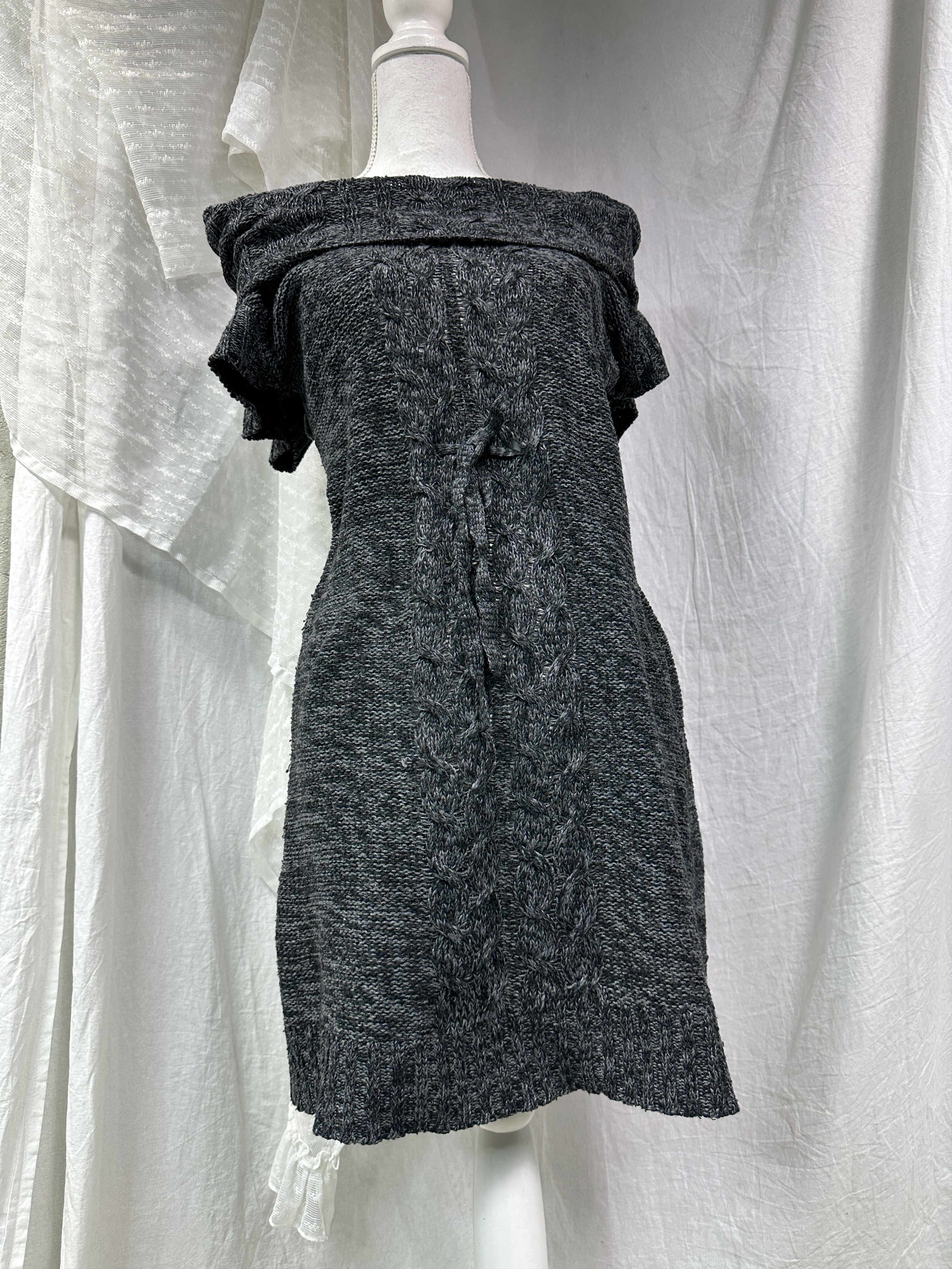 Vintage Avant Garde Grunge Knitted Dress Y2K