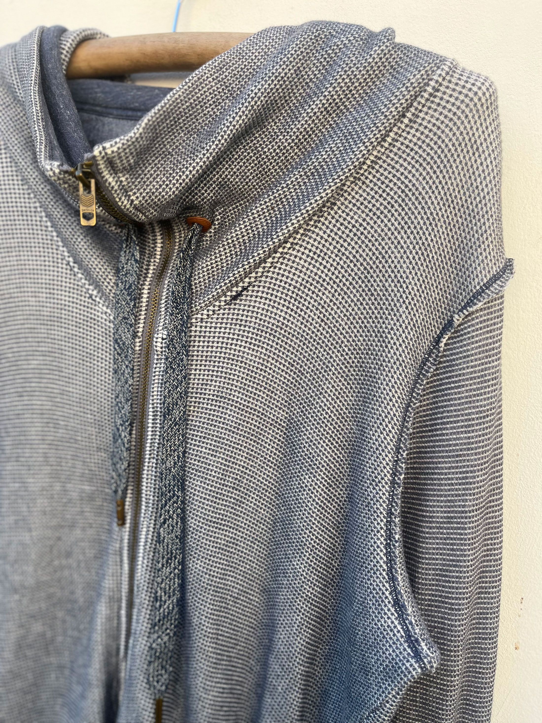 Designer × Diesel Diesel Co Reverse Sewing Knitted Zipper Hooded Sweatshirt Size US L / EU 52-54 / 3 - 2 Thumbnail
