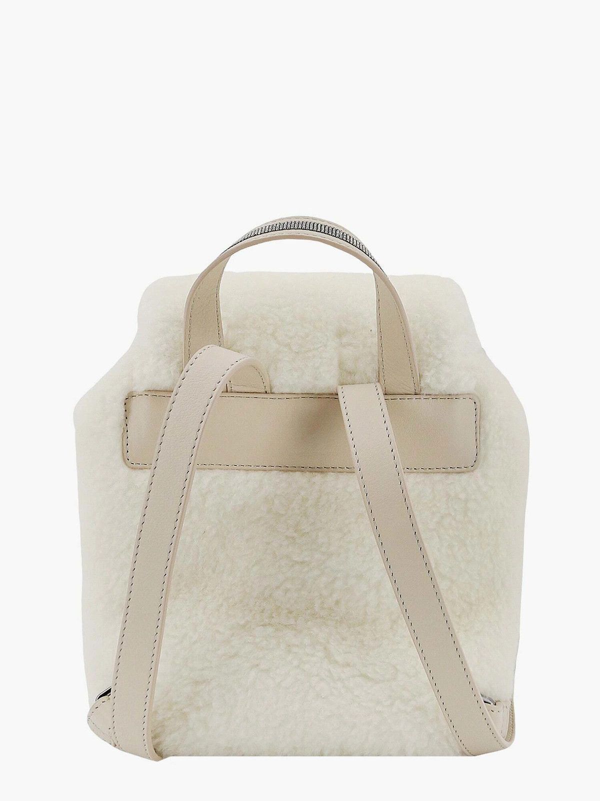 Brunello Cucinelli o1y0725 Size : OS / Backpack in White Size ONE SIZE - 5 Thumbnail