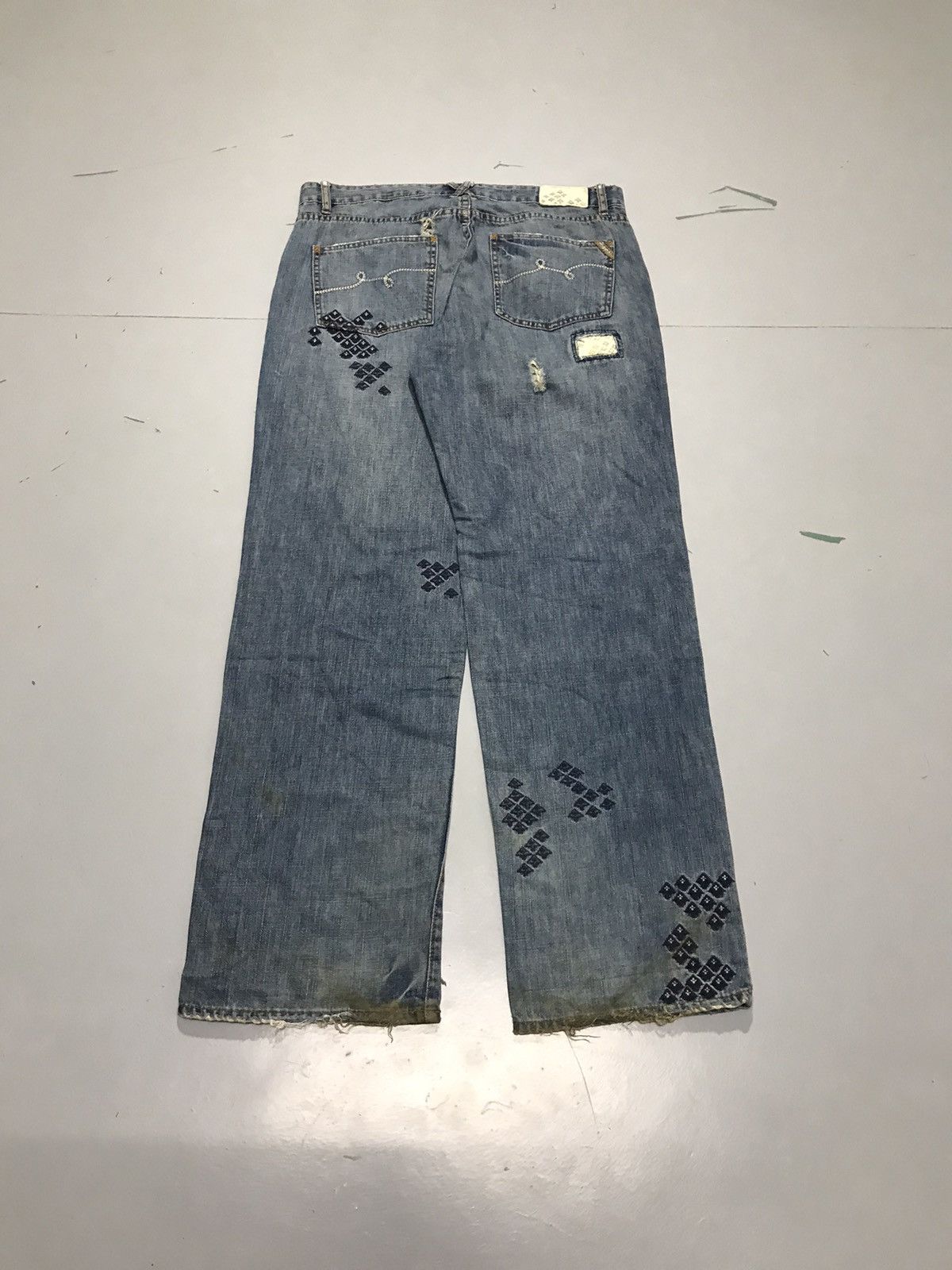 Southpole Vintage hiphop embroidered denim Size US 36 / EU 52 - 2 Thumbnail