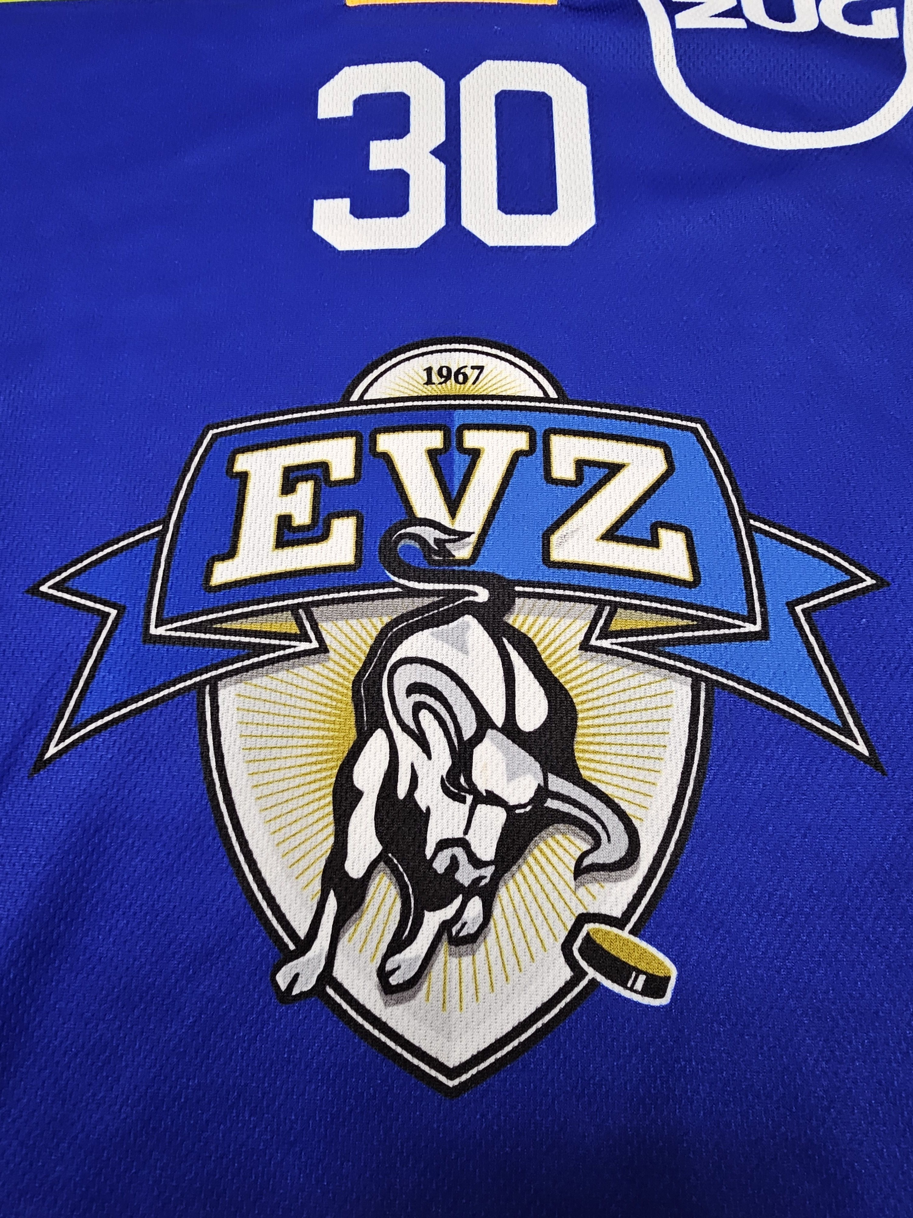 Vintage EVZ HOCKEY JERSEY EV ZUG JERSEY 2023 SWITZERLAND HOCKEY ICE Size US XL / EU 56 / 4 - 4 Thumbnail