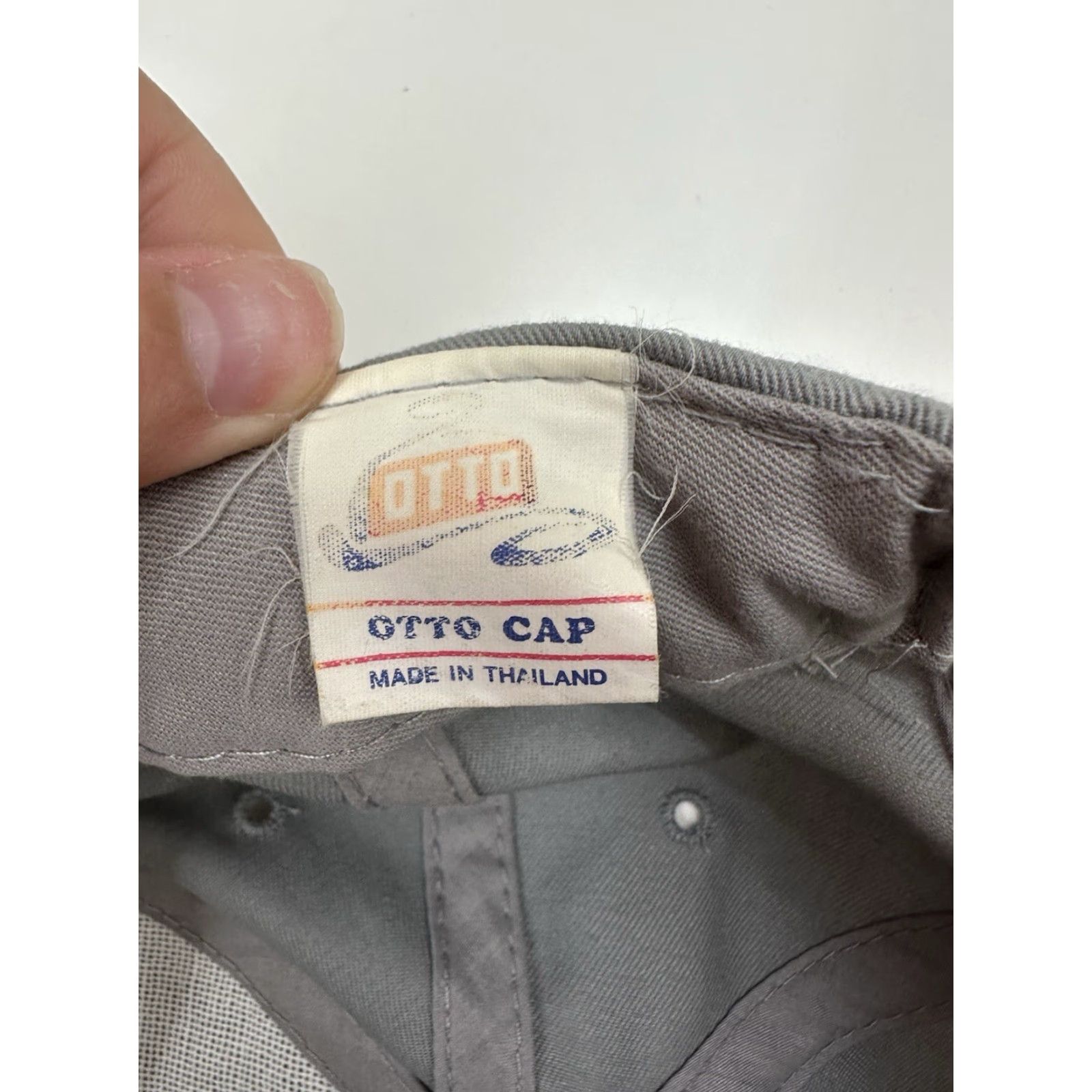 Vintage Otto Cap Snapback Baseball Hat Keystone Collision Parts Grey Logo Adjustable Hat Mens Casual Outdoor 1 Size Gray Size ONE SIZE - 4 Thumbnail
