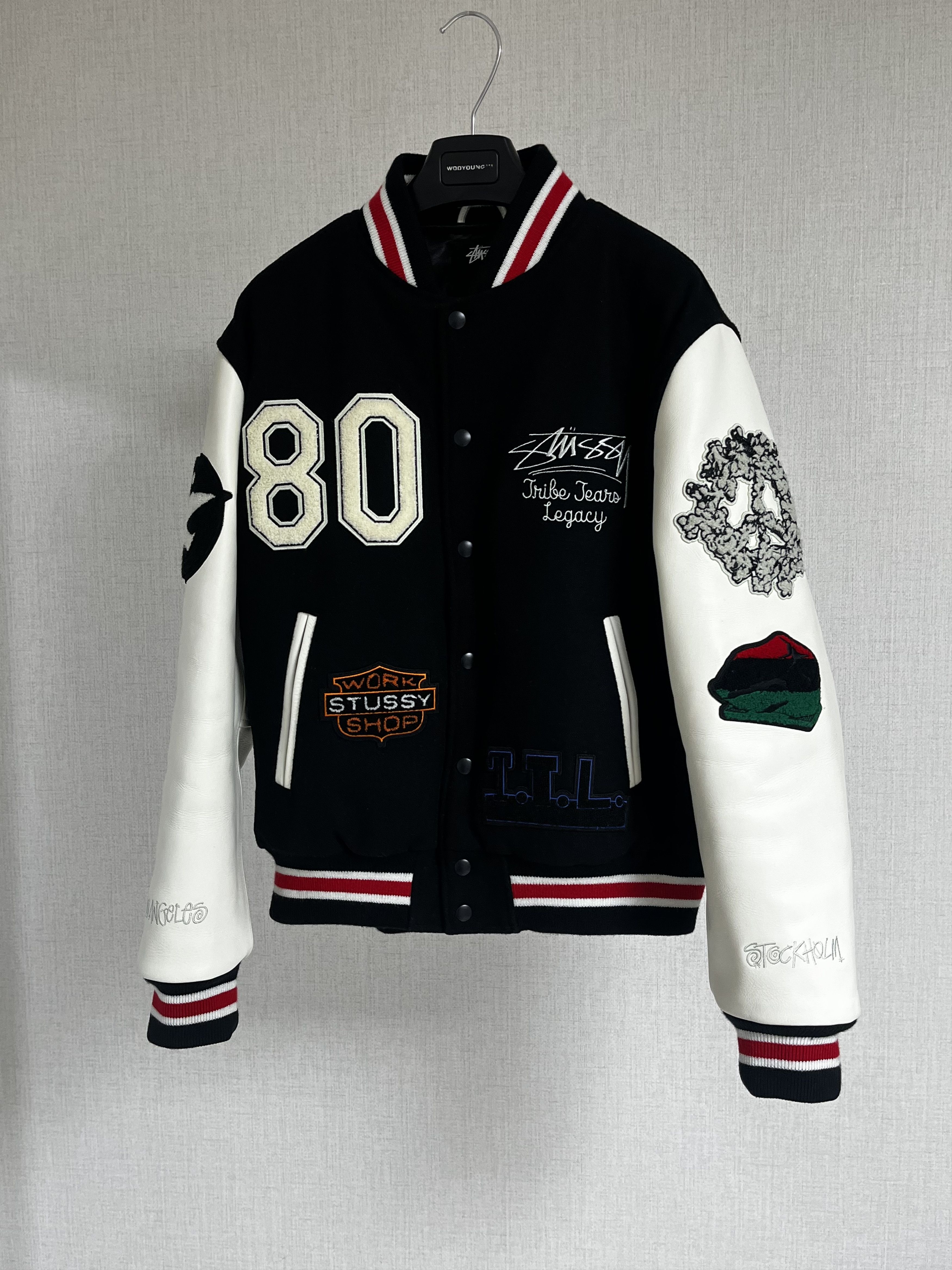 Our Legacy Stussy x Our Legacy x Denim Tears TTL Varsity Jacket